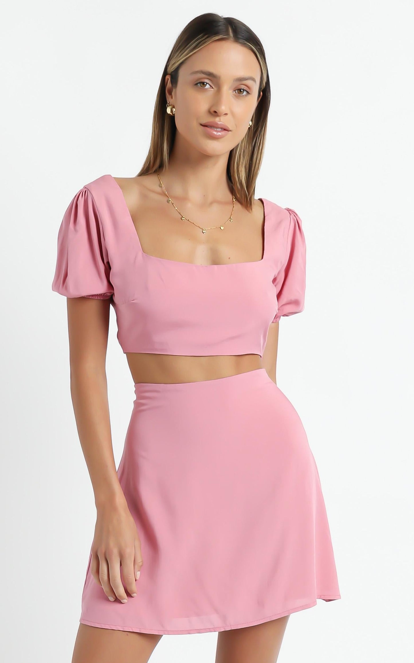 Artemis Two Piece Set in Pink