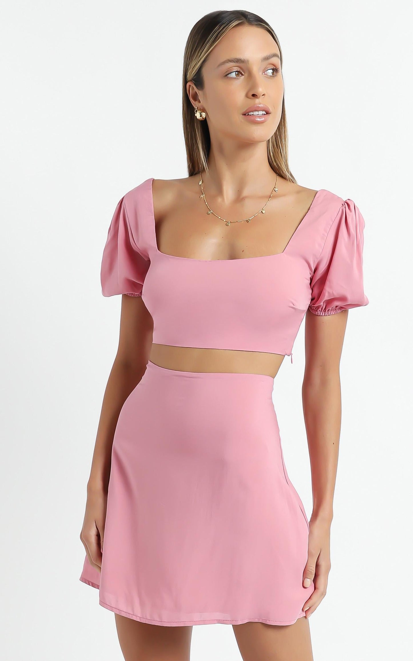 Artemis Two Piece Set in Pink