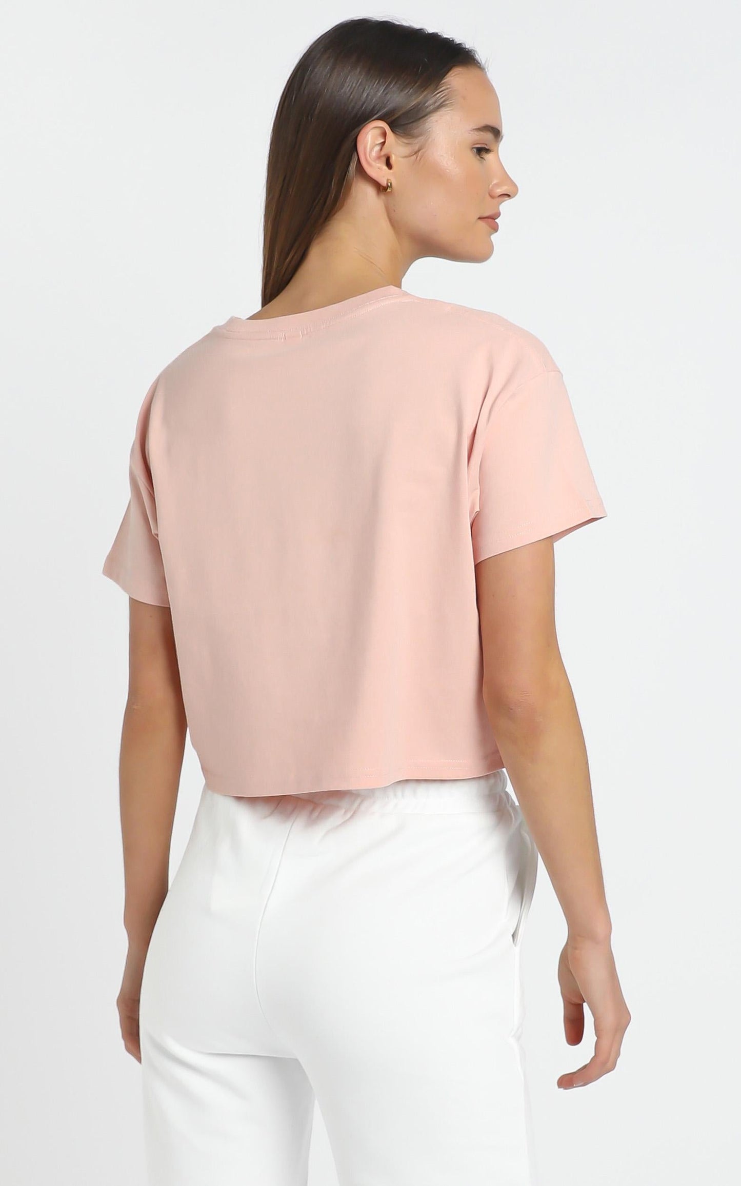 AS Colour - Crop Tee in Pale Pink