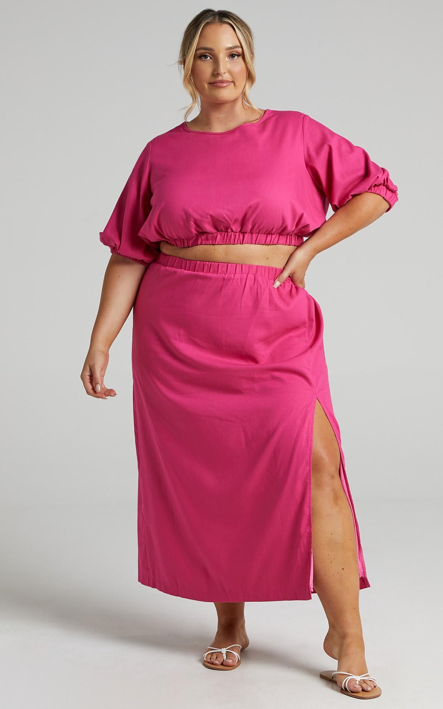 Asta Two Piece set in Pink