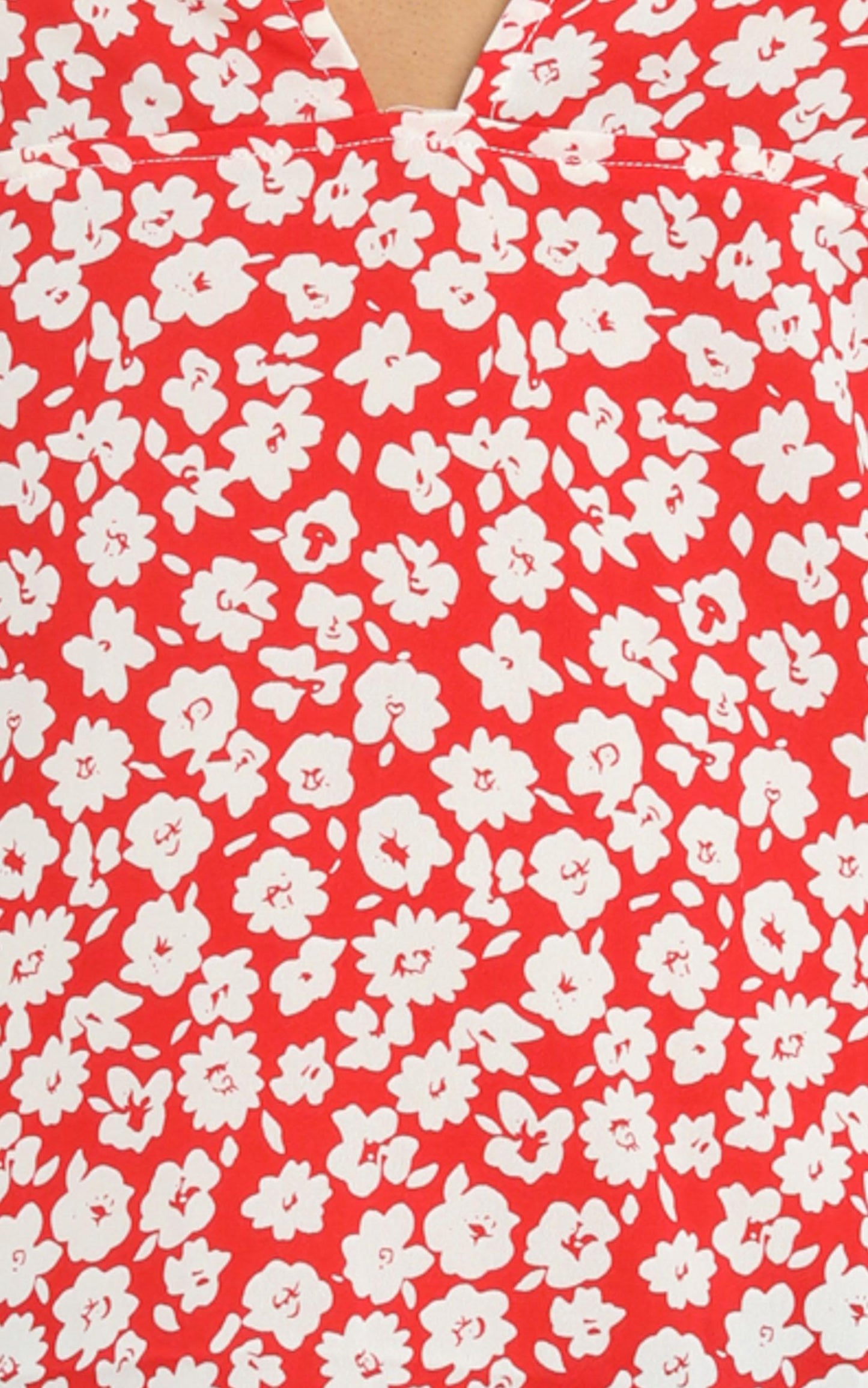 Aster Dress in Red Floral