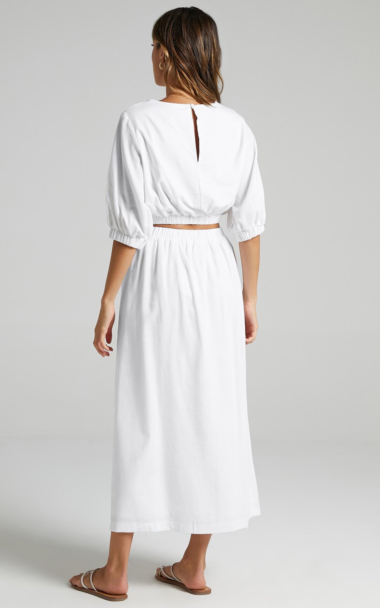 Asta Two Piece set in White