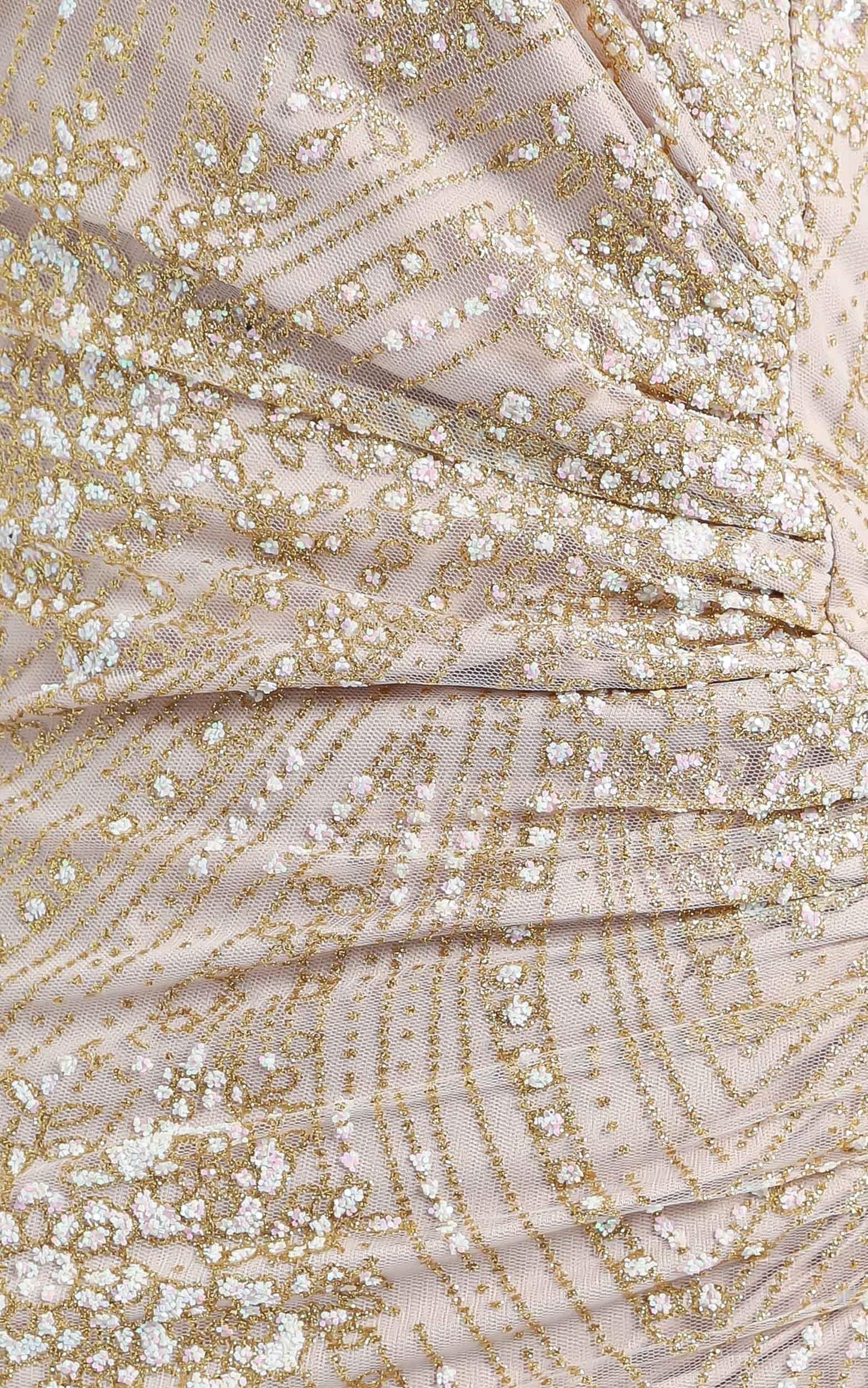 At A Crossroad Maxi Dress in Gold