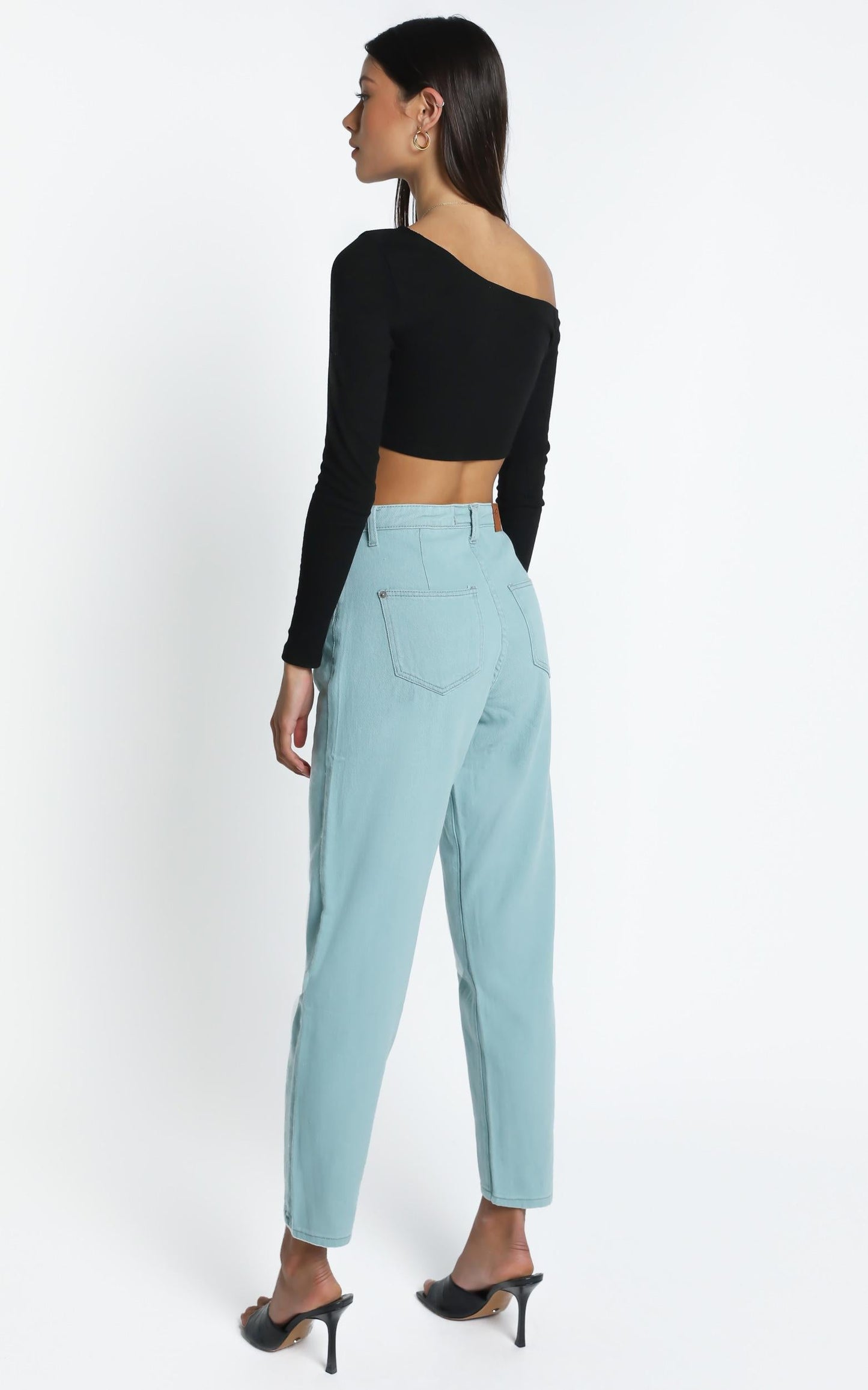 Audra Denim Jeans in Sage