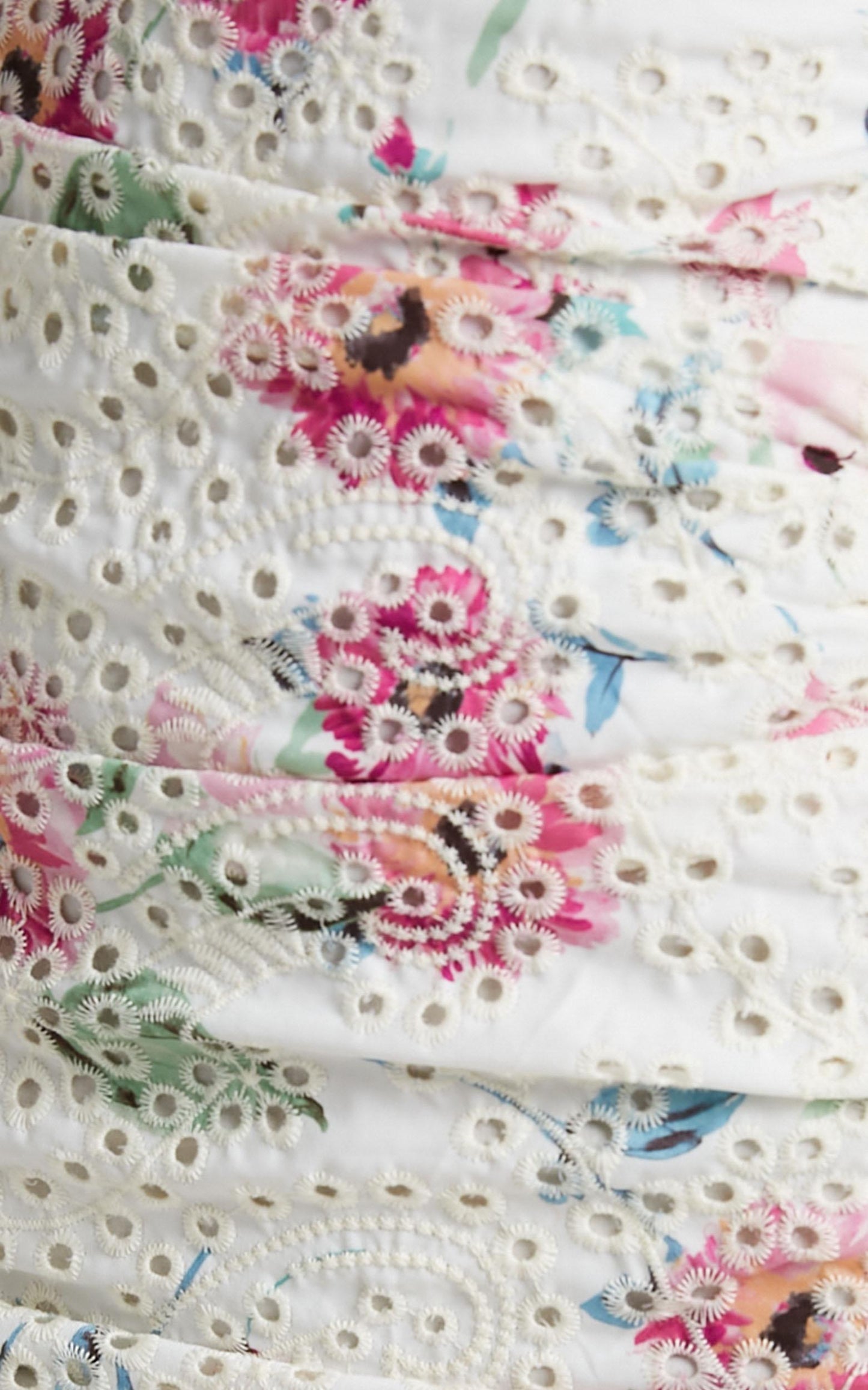Augustine Dress in White Floral