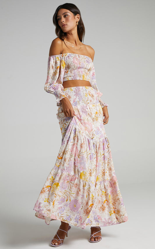 Autumn Skirt in Vintage Floral