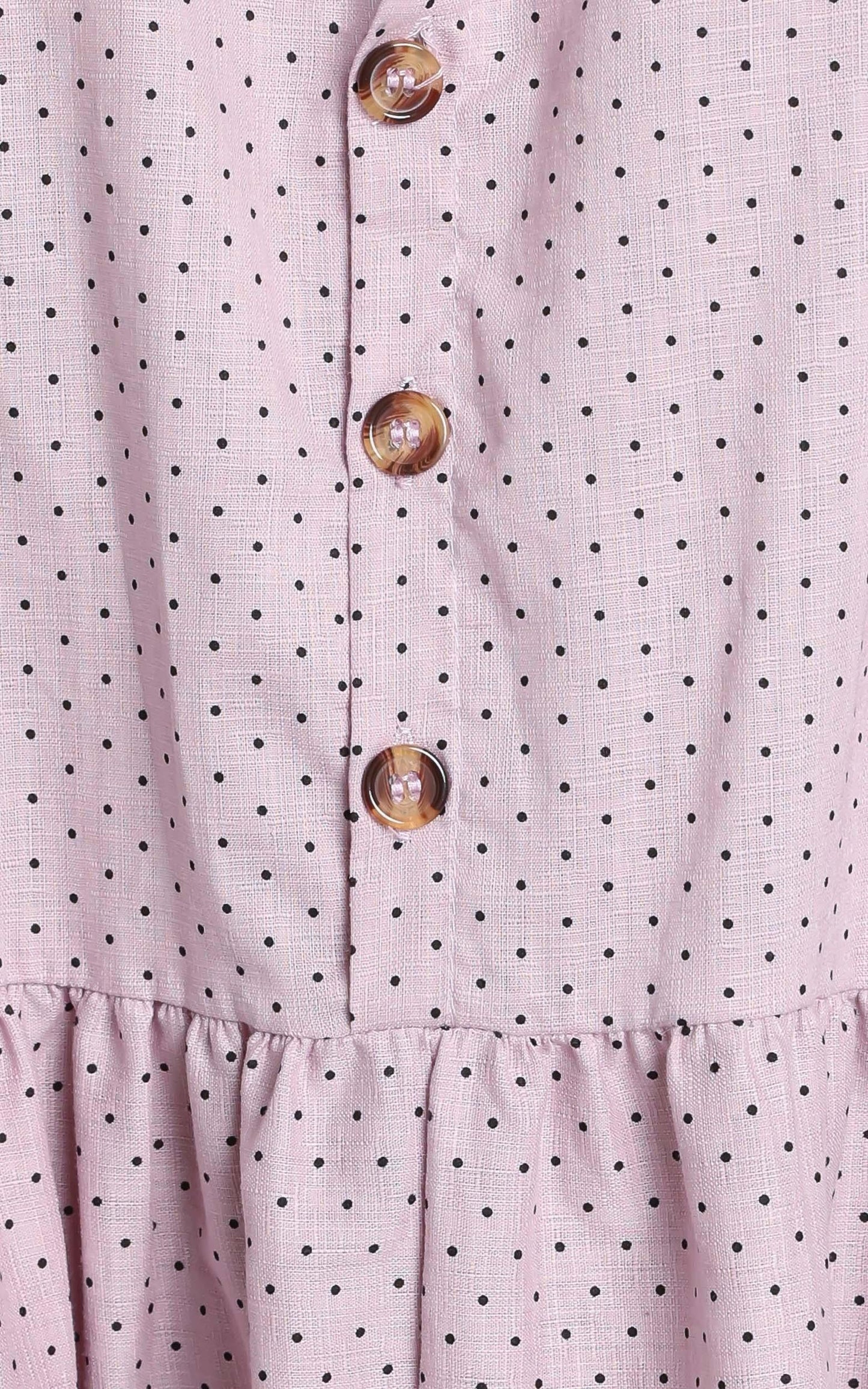 Lullaby Club - Avalon Maxi Dress in Mauve Polka Dots