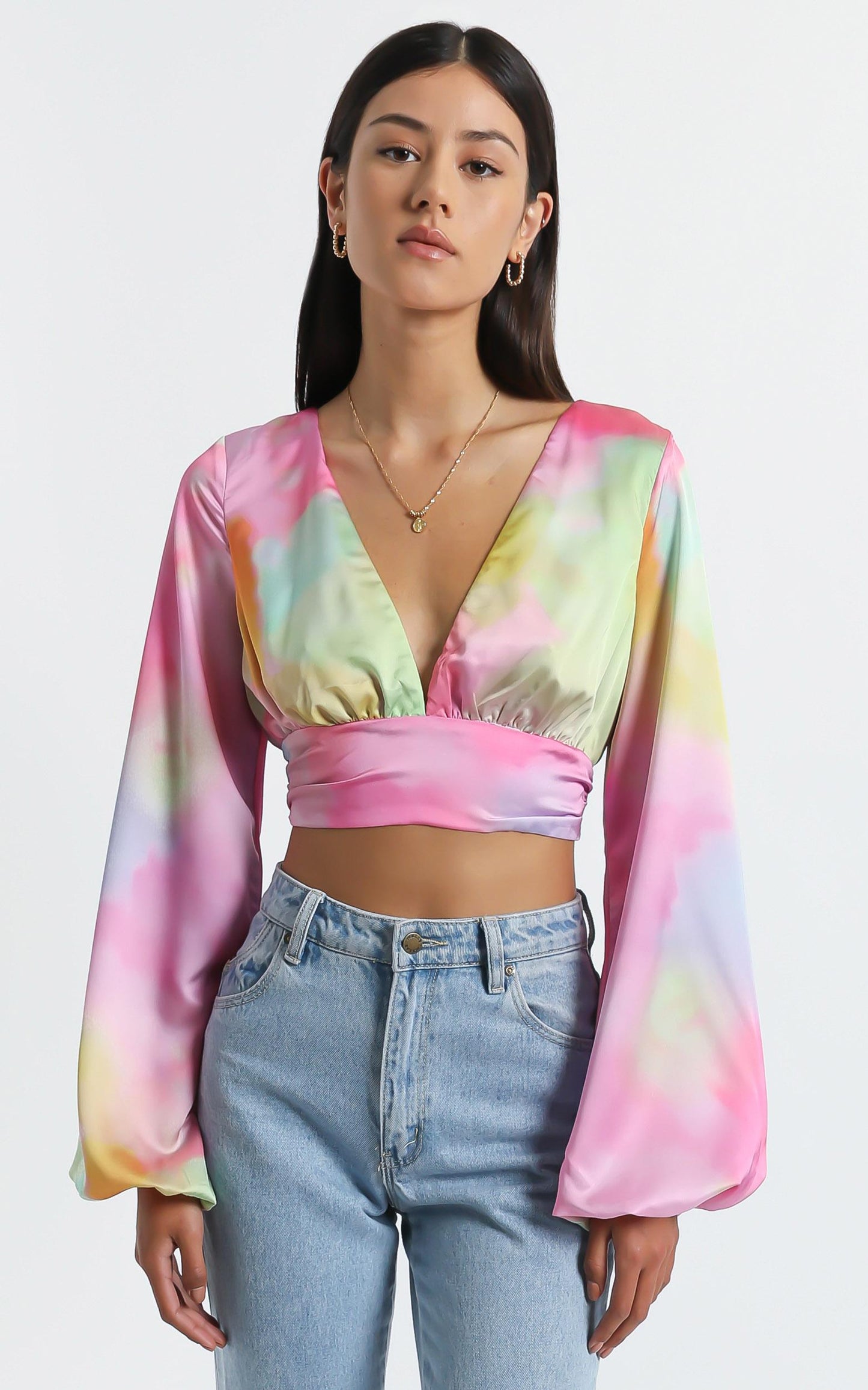 Azra Top in Marble