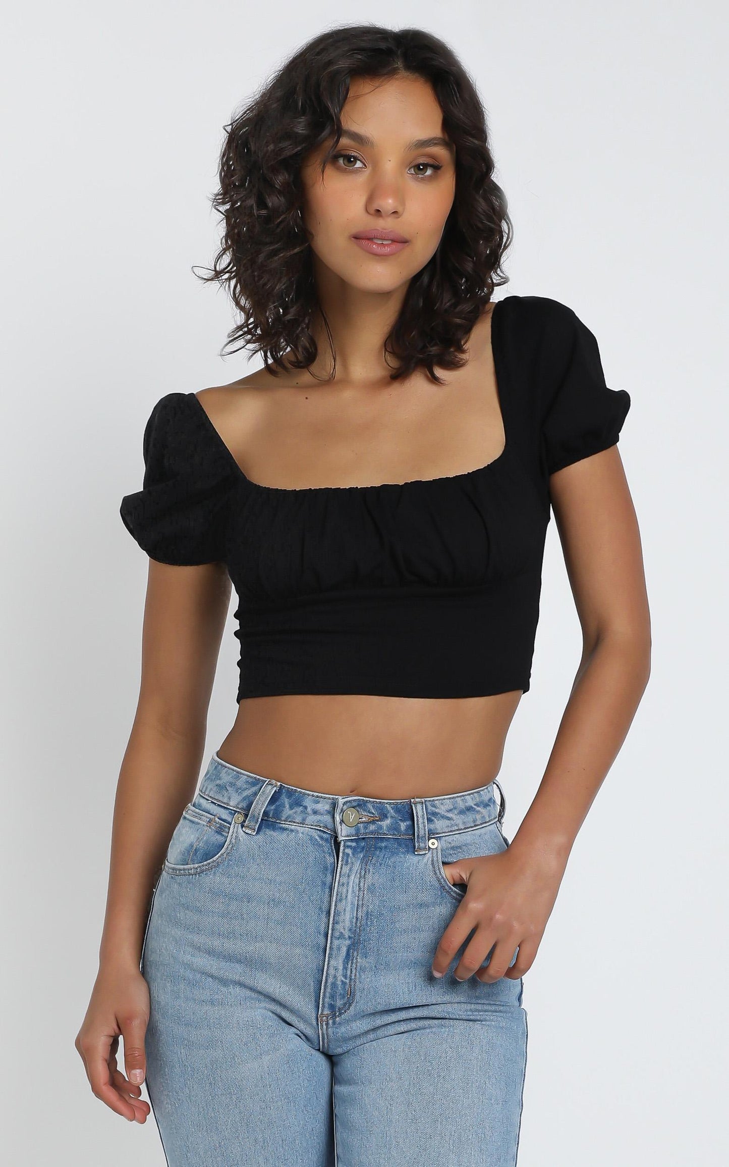 Our Town Top in Black