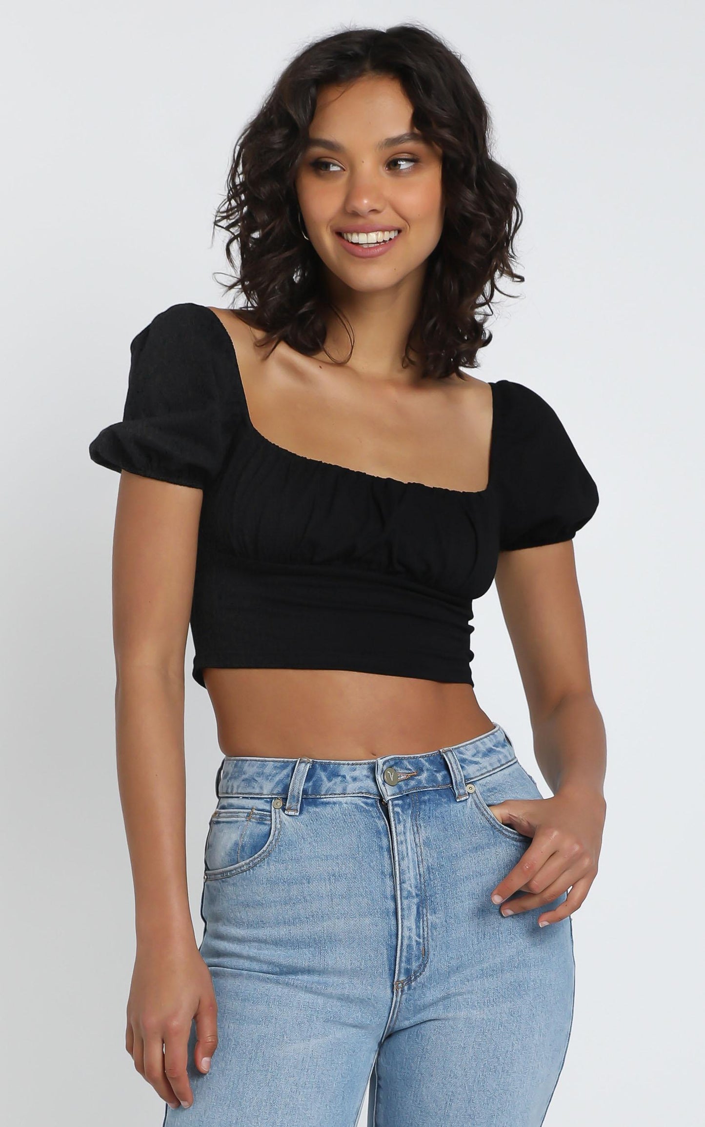 Our Town Top in Black