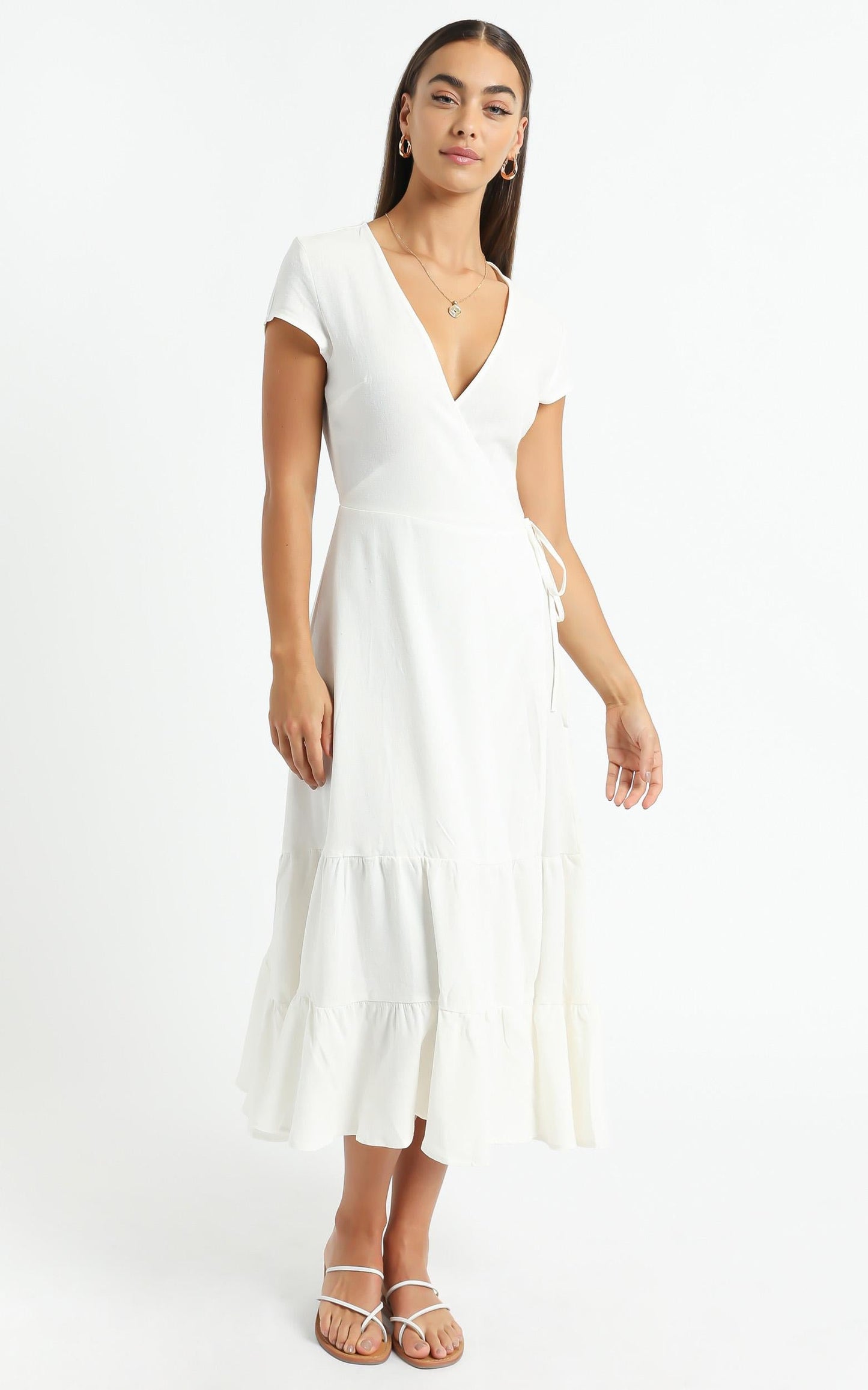 Maddilyn Dress in White