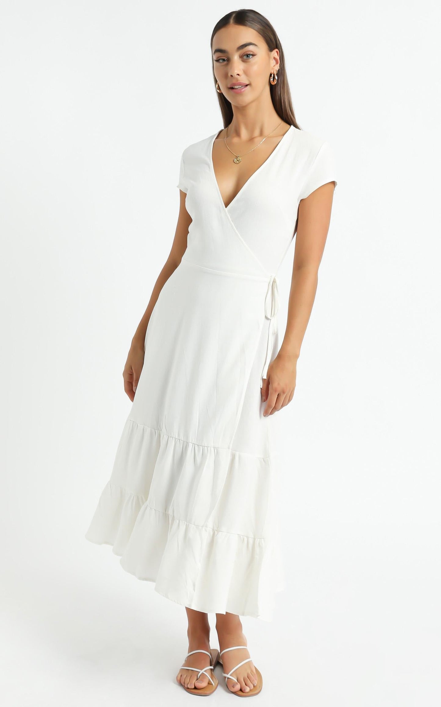 Maddilyn Dress in White
