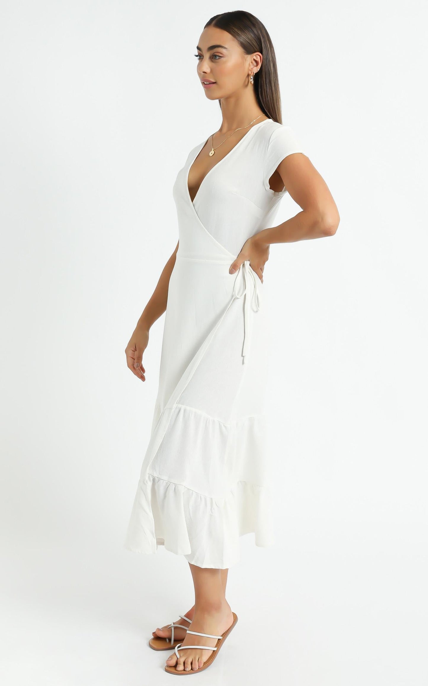 Maddilyn Dress in White
