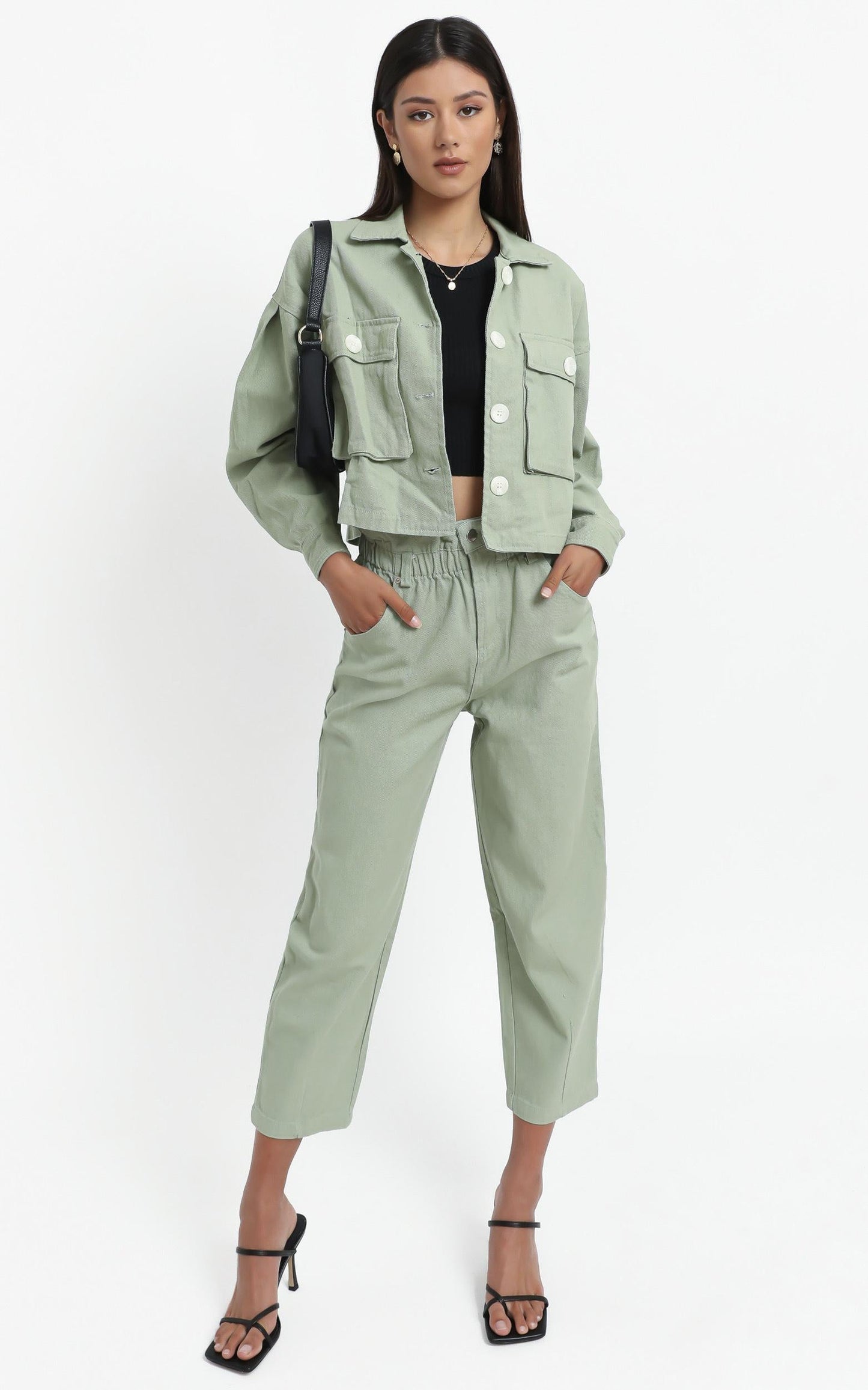 Maygan Jeans in Sage