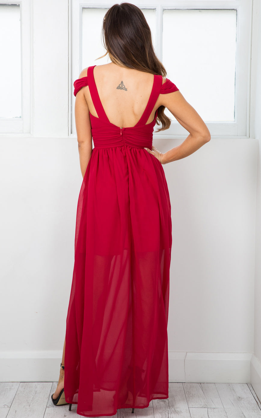 Stand Close Dress In Red