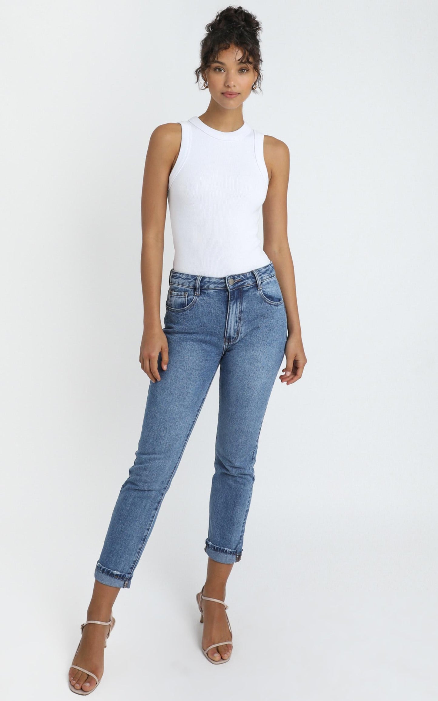 Remy Jeans In Mid Wash Denim