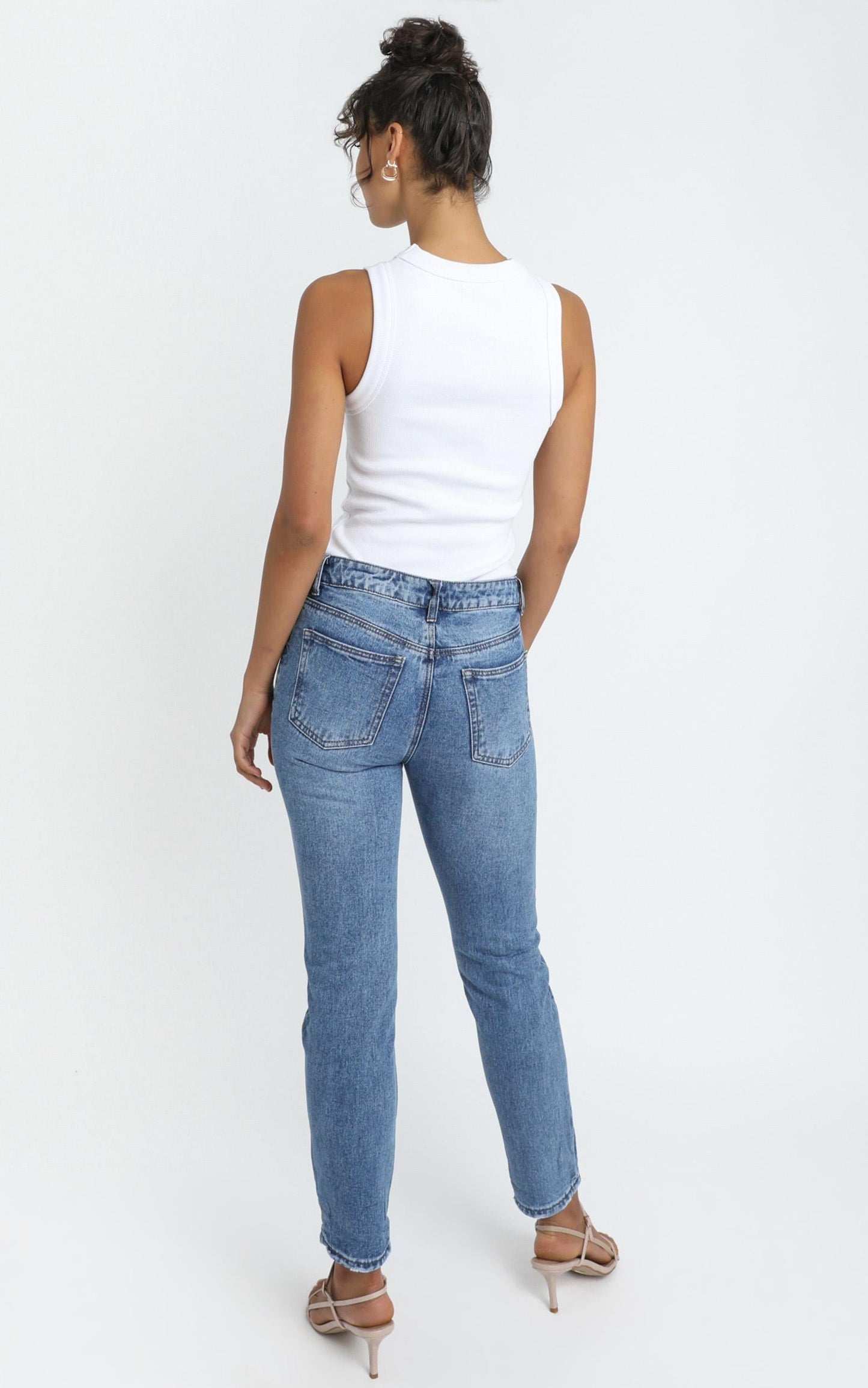 Remy Jeans In Mid Wash Denim