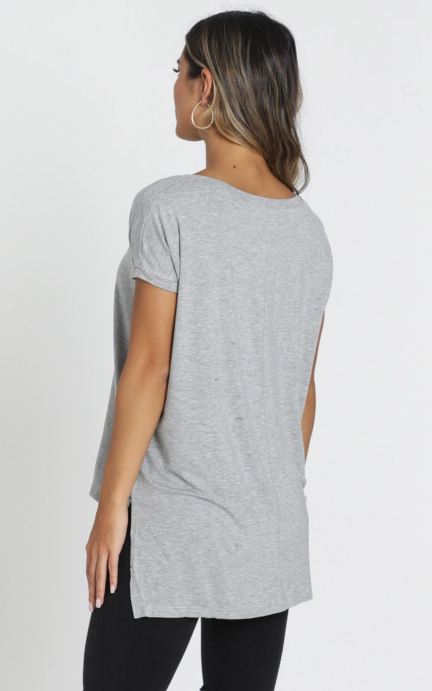 Back To Basics Top In Grey