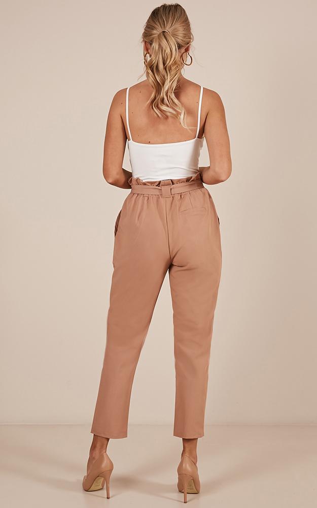 Work Up Pants in Camel