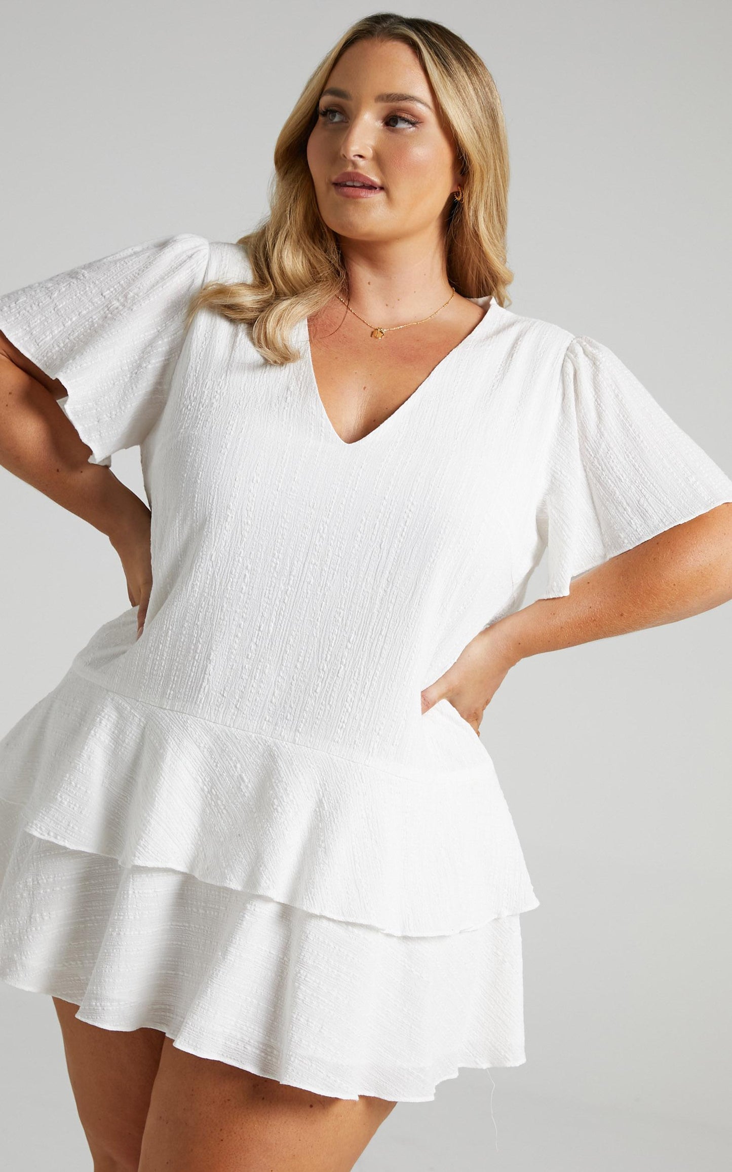 Bahama Baby Dress in White