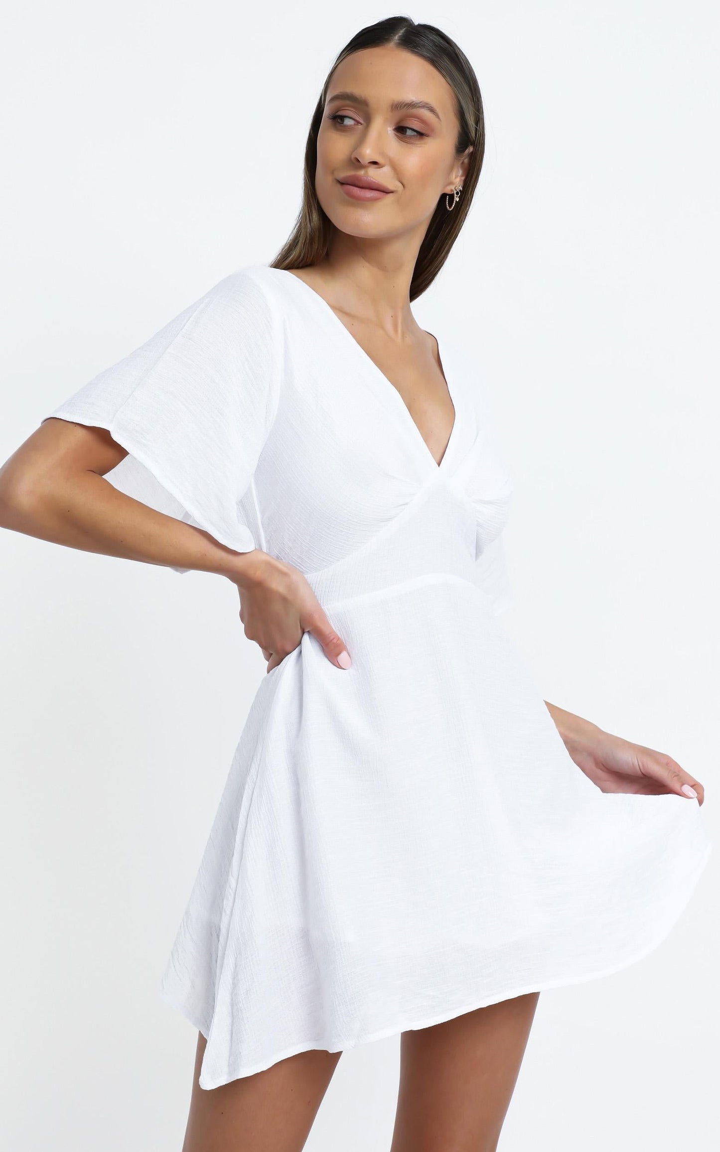 Barclay Dress in White