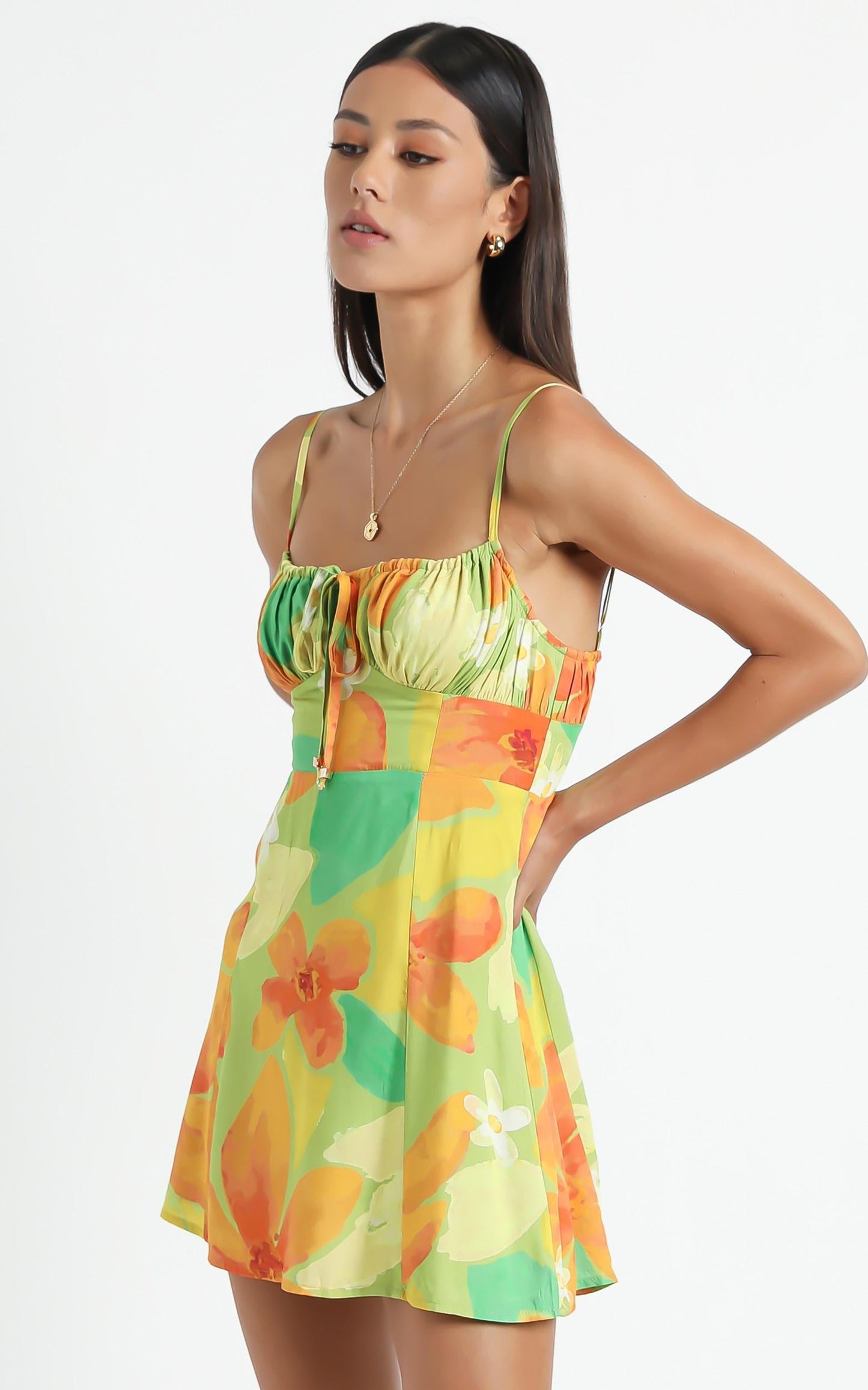 Barreta Dress in Tropical Floral