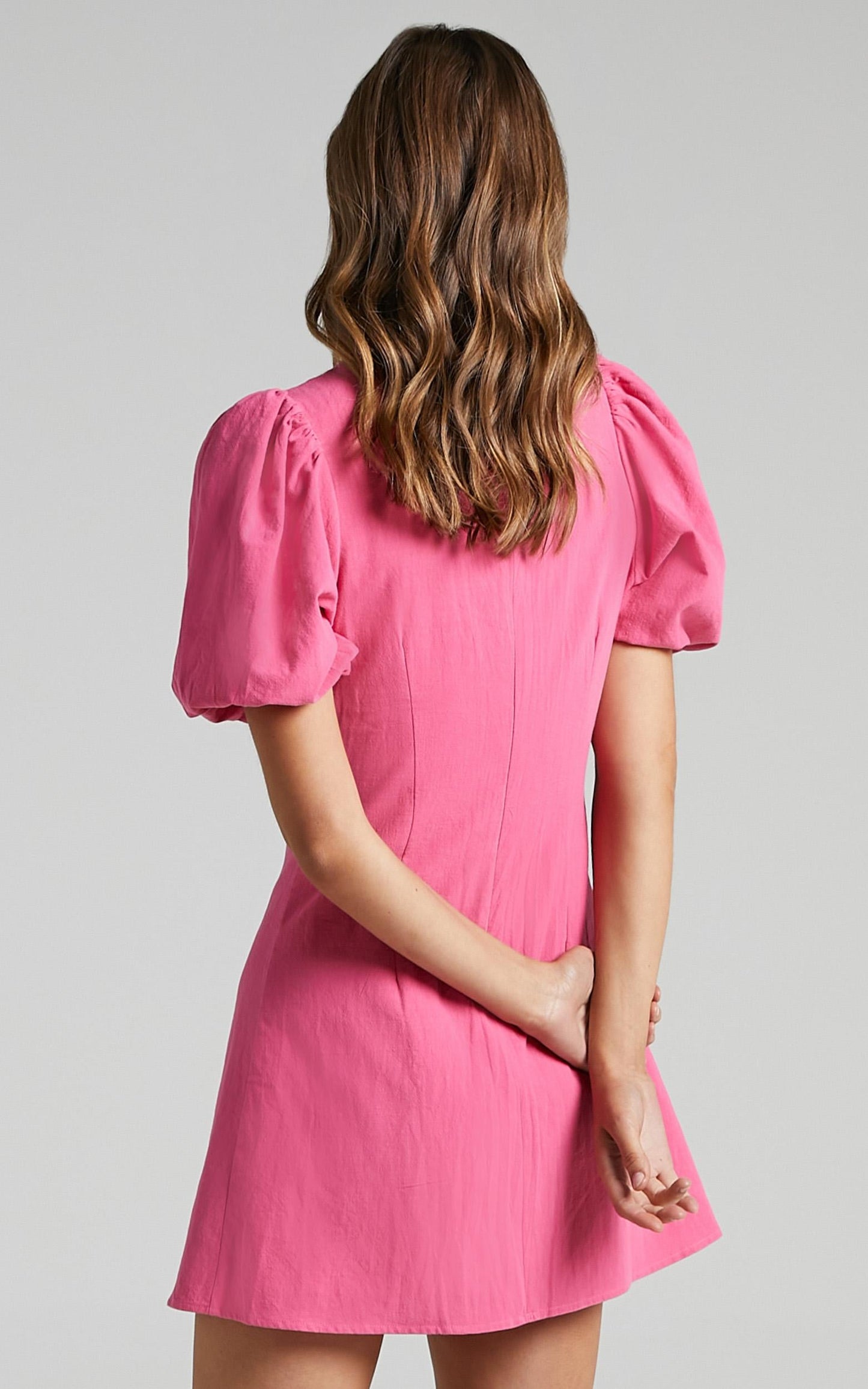 Bastina Dress in Bubblegum Pink