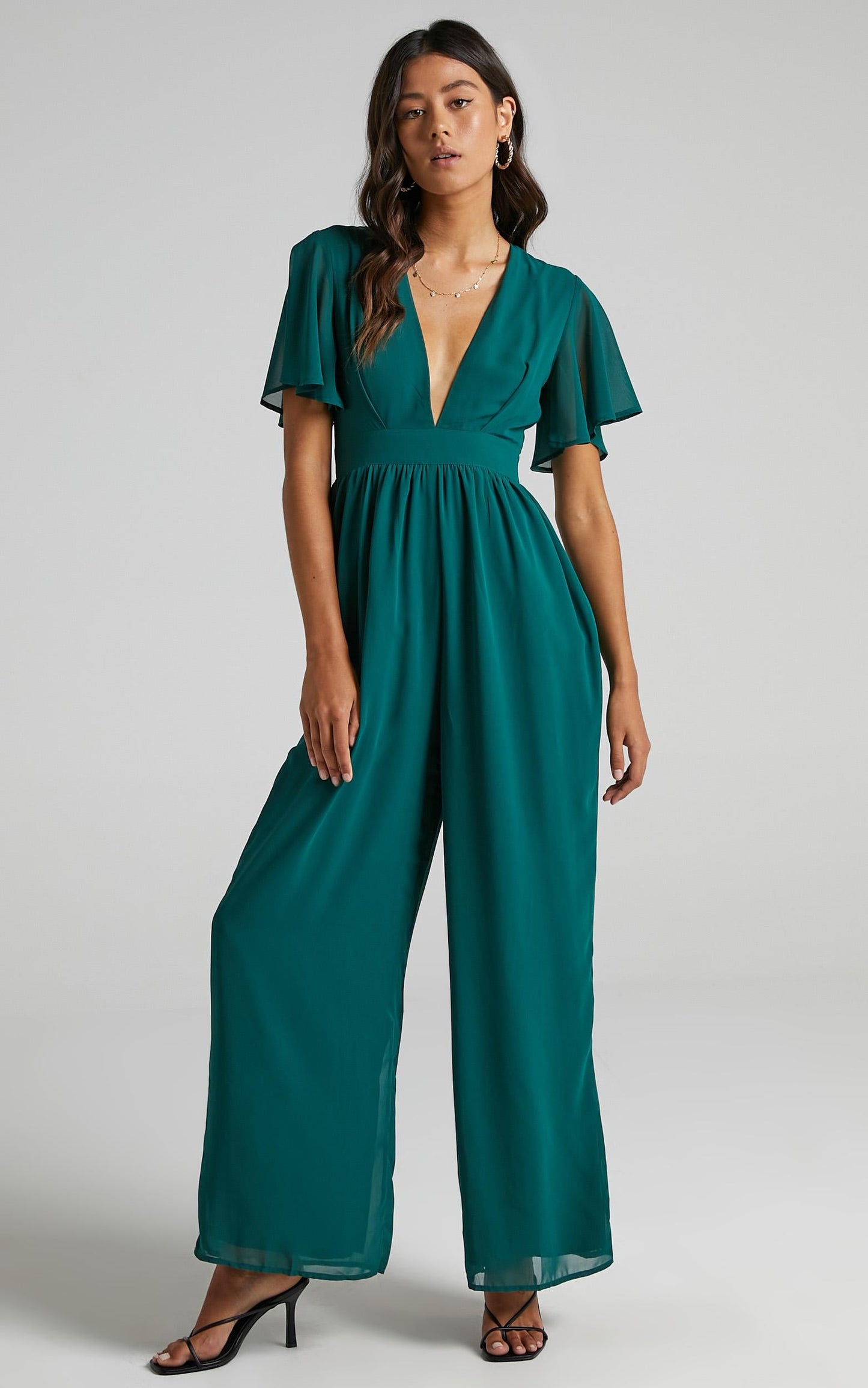 Baxter Jumpsuit in Emerald