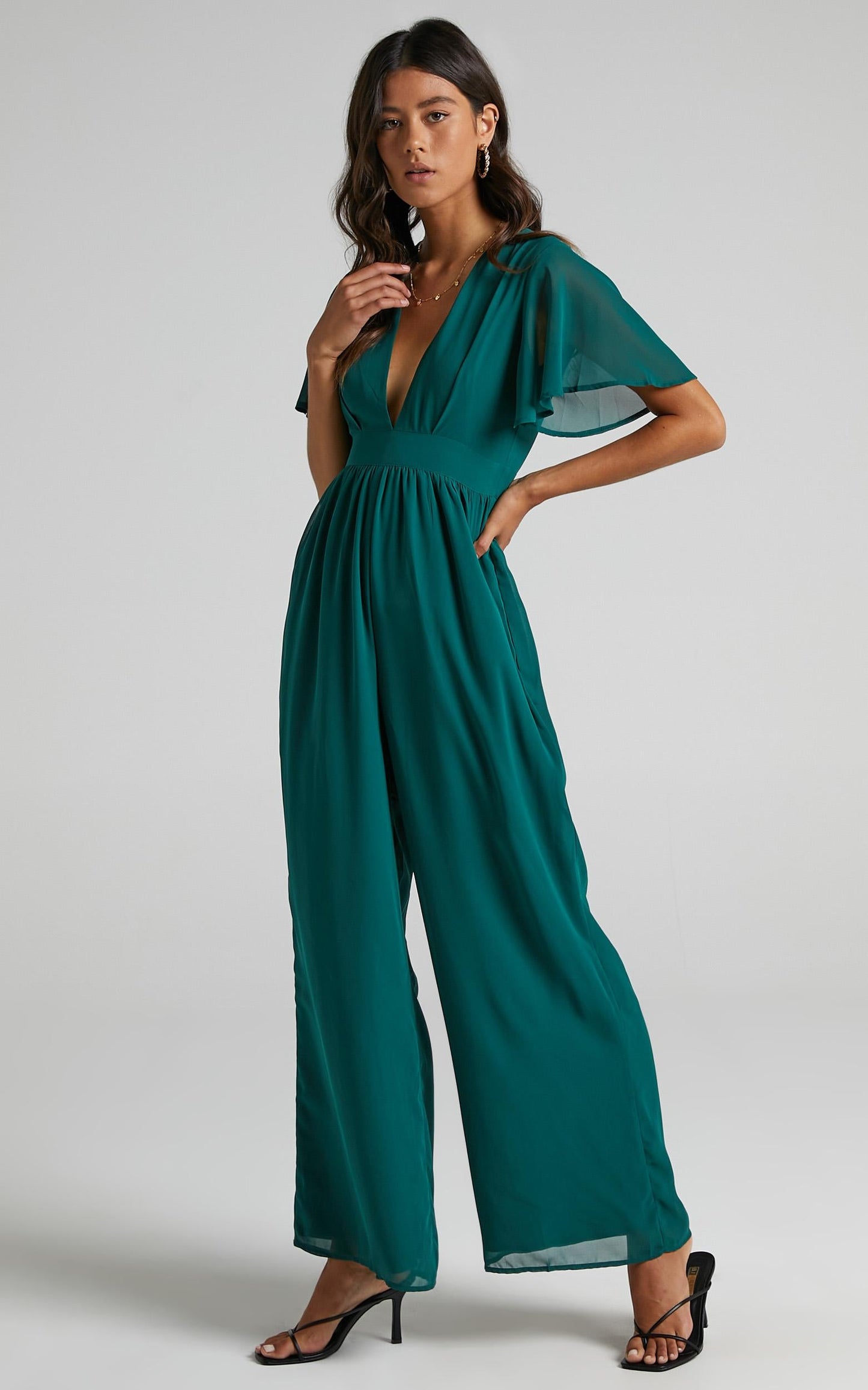 Baxter Jumpsuit in Emerald