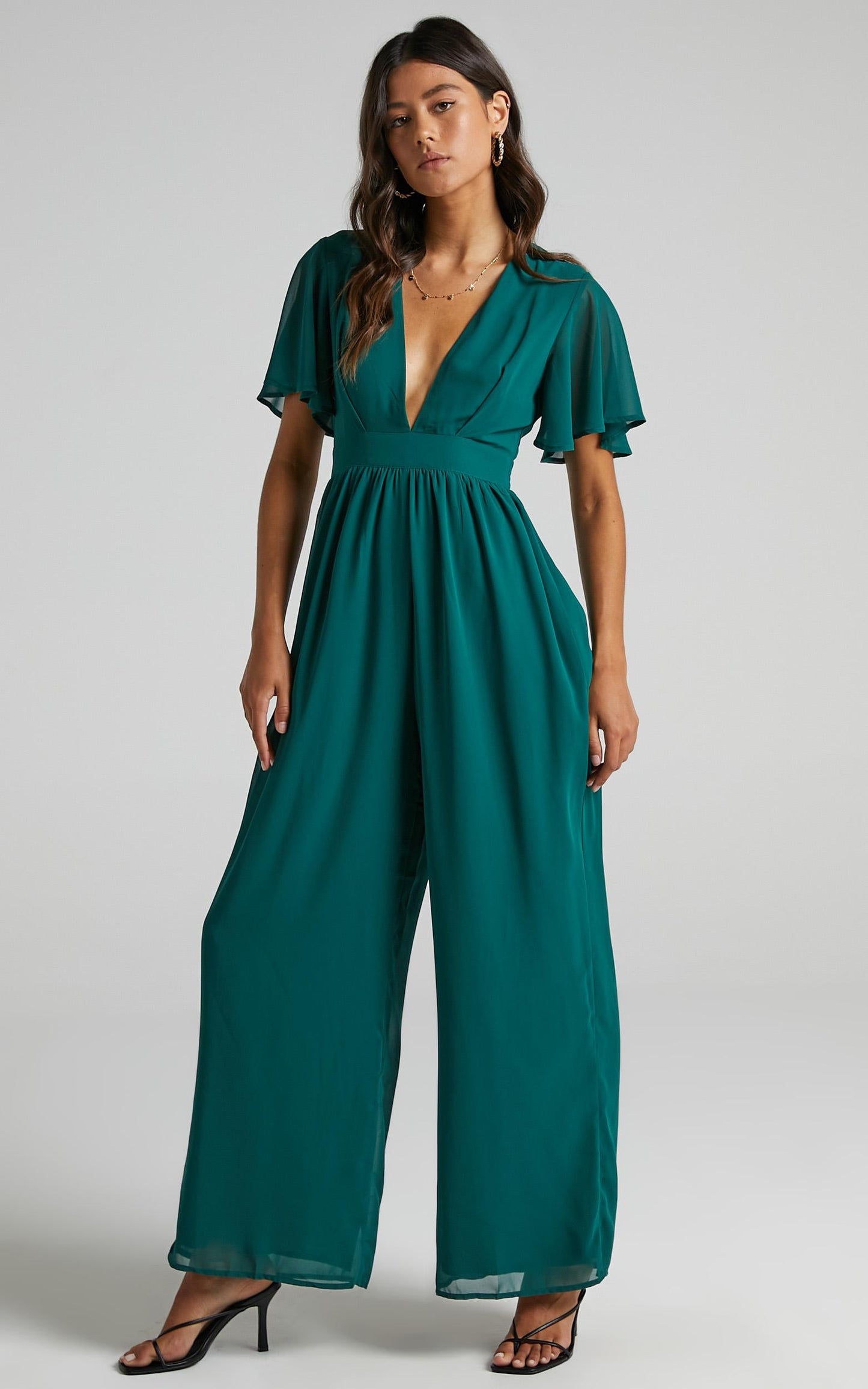 Baxter Jumpsuit in Emerald