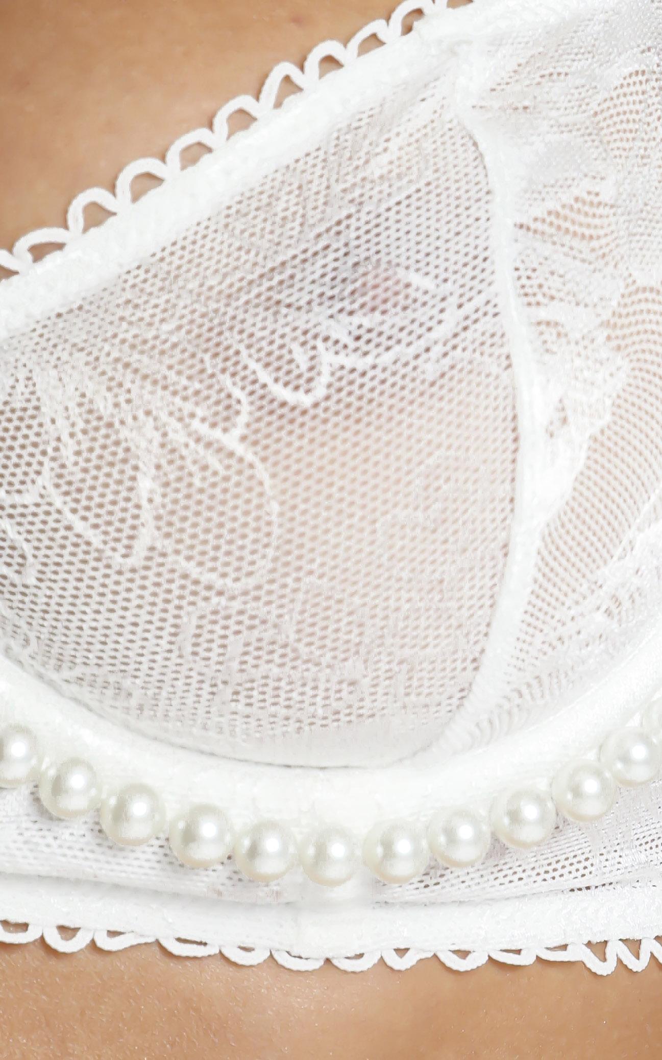 Kat The Label - Beatrice Bustier in White
