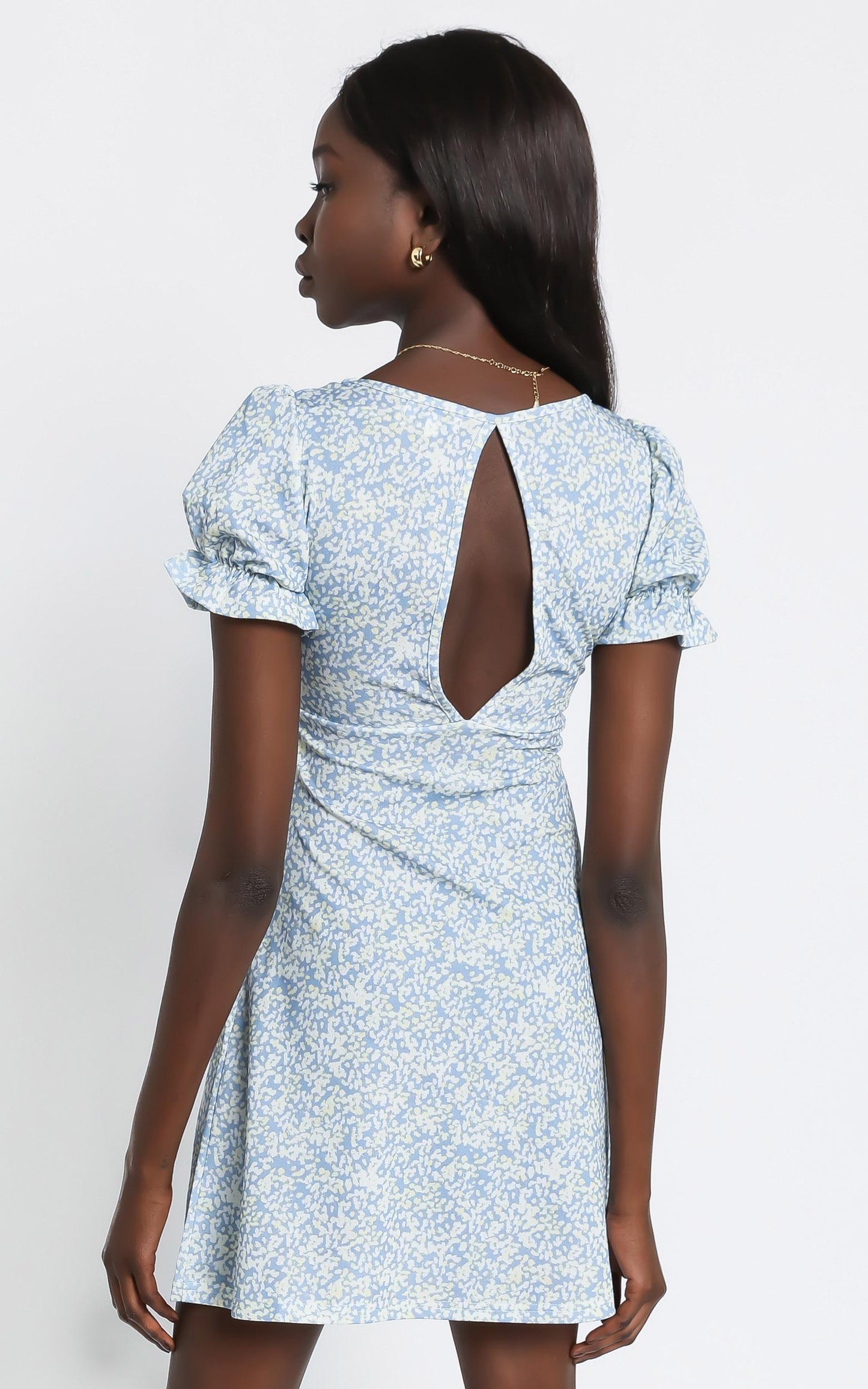 Beau Dress in Blue Floral