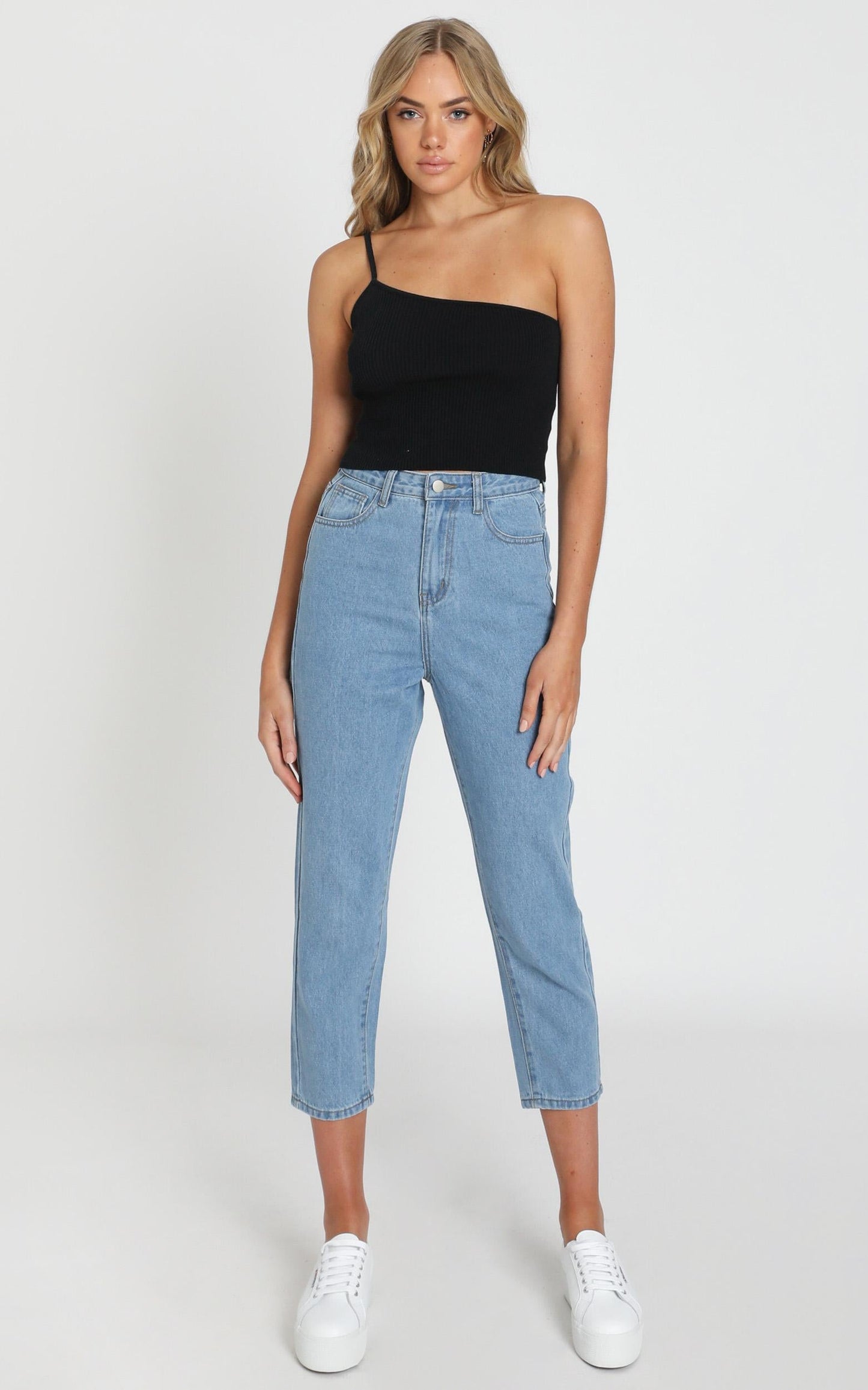 Bec Jeans In Light Vintage Wash Denim