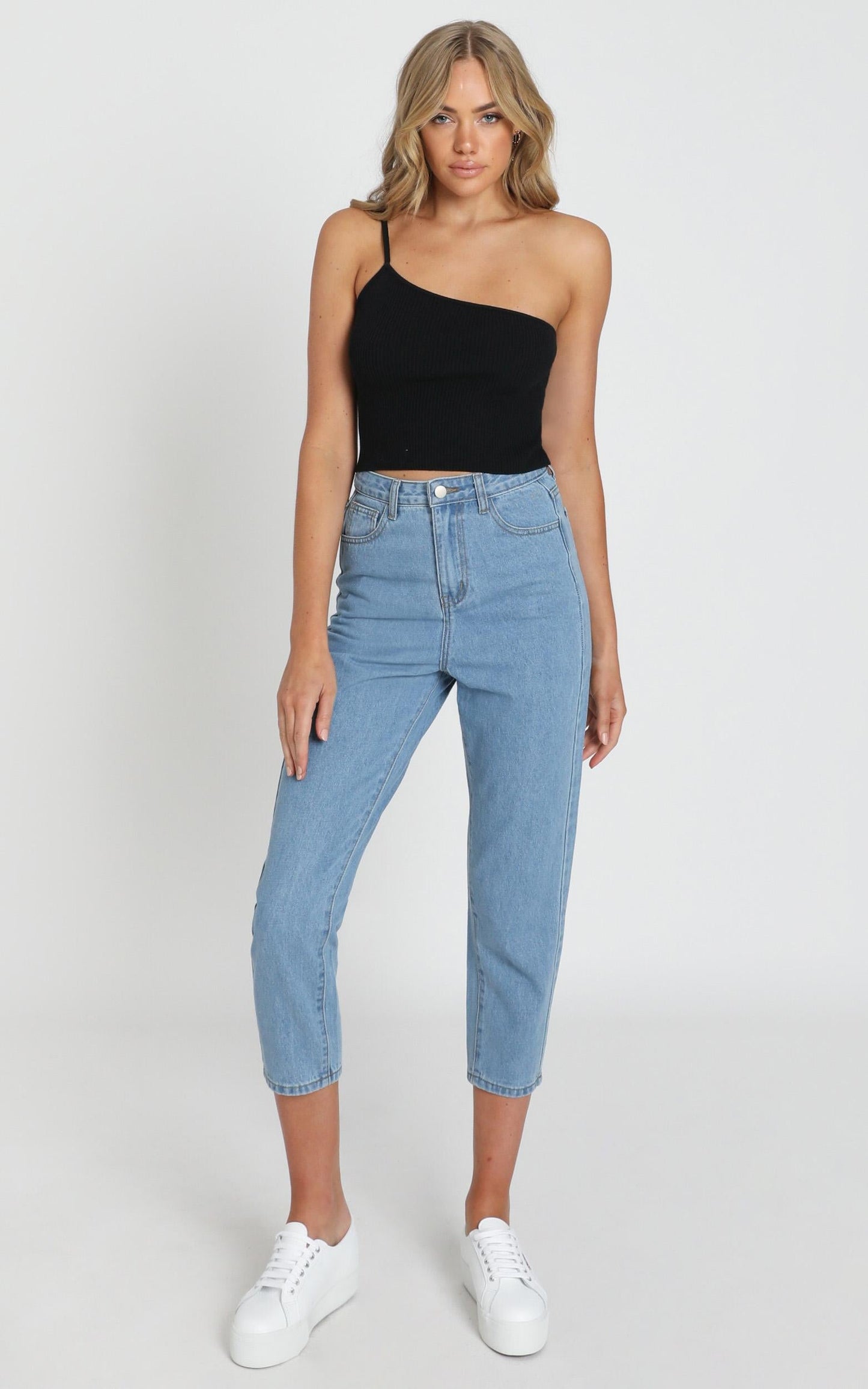 Bec Jeans In Light Vintage Wash Denim