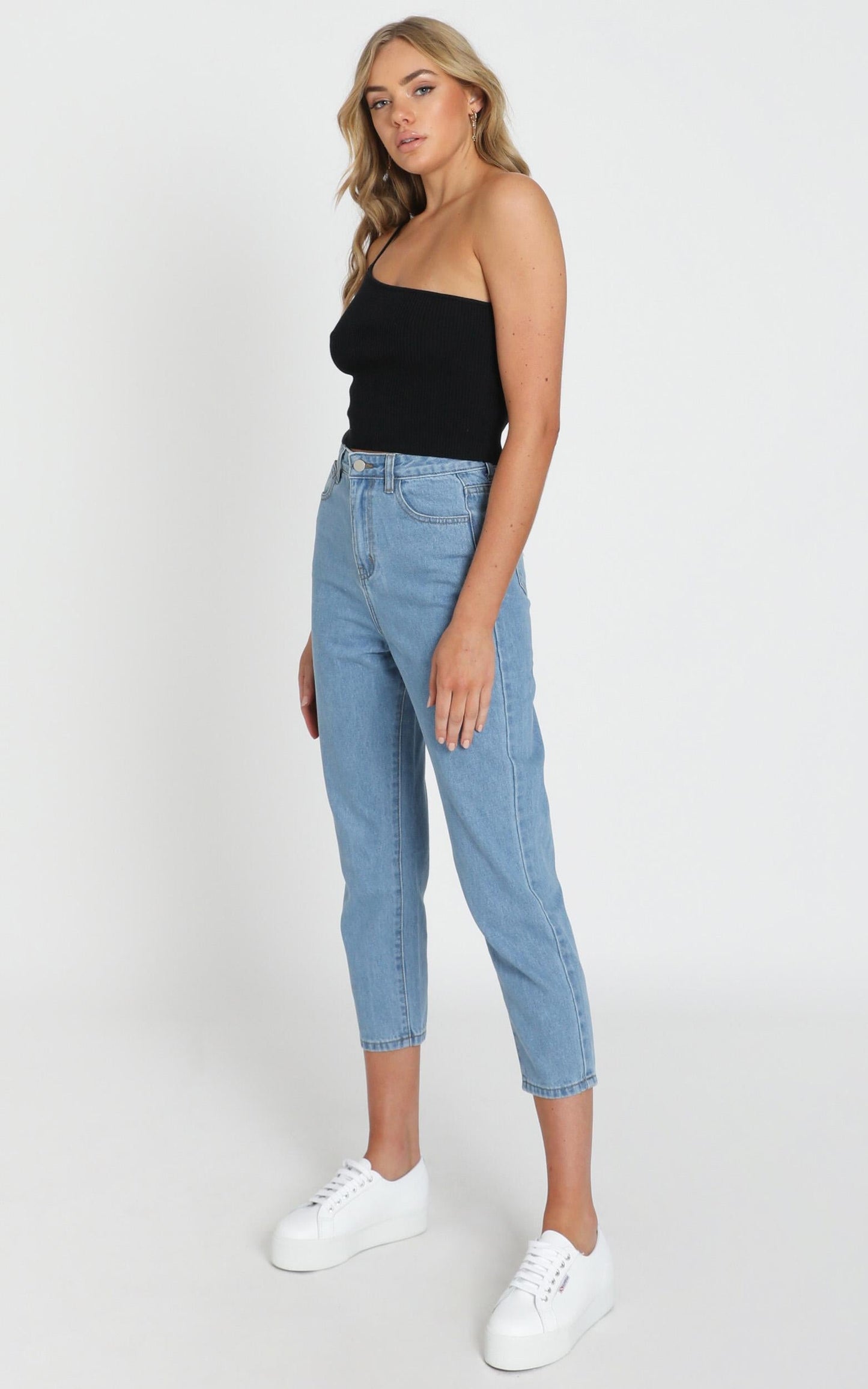 Bec Jeans In Light Vintage Wash Denim