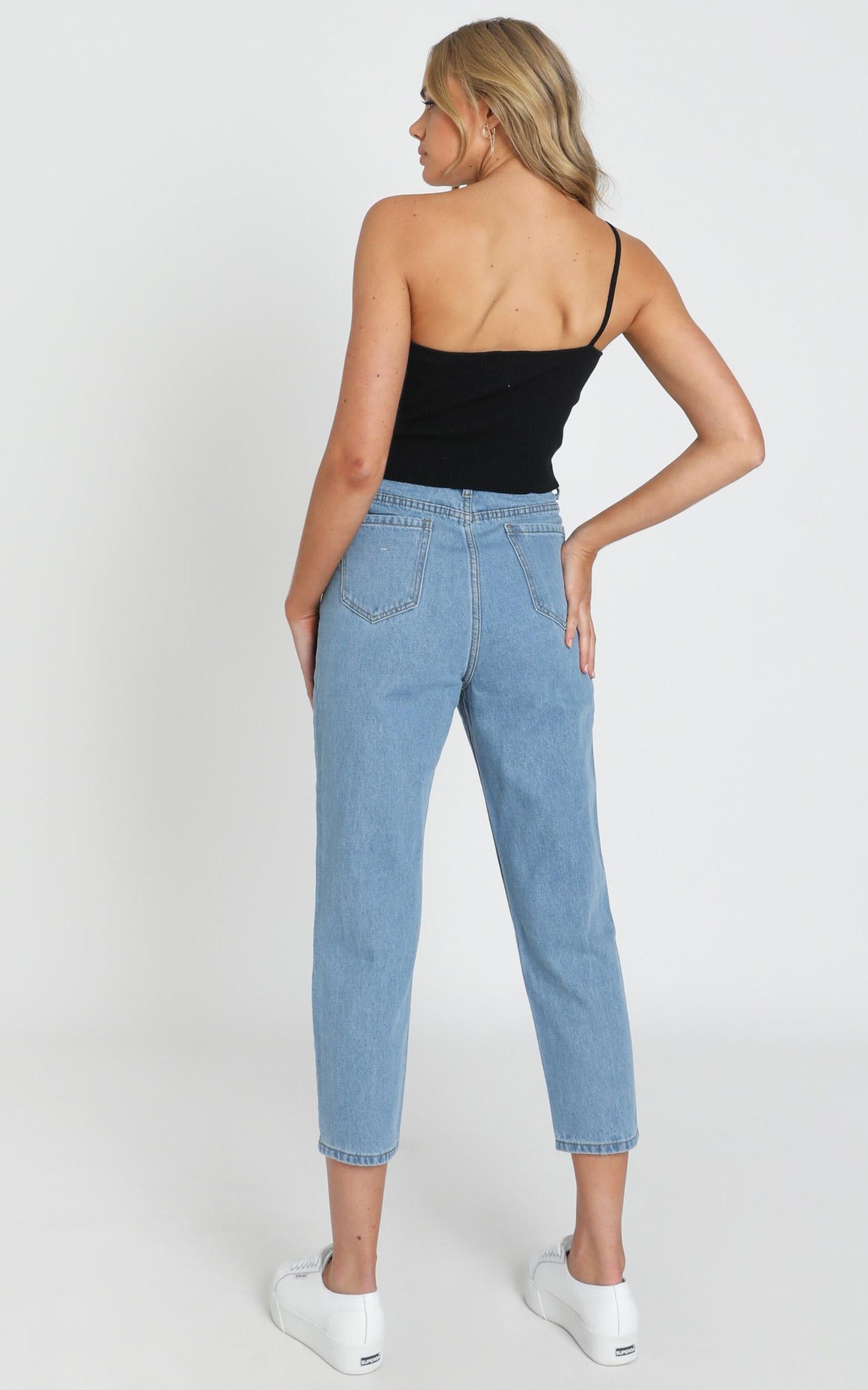 Bec Jeans In Light Vintage Wash Denim