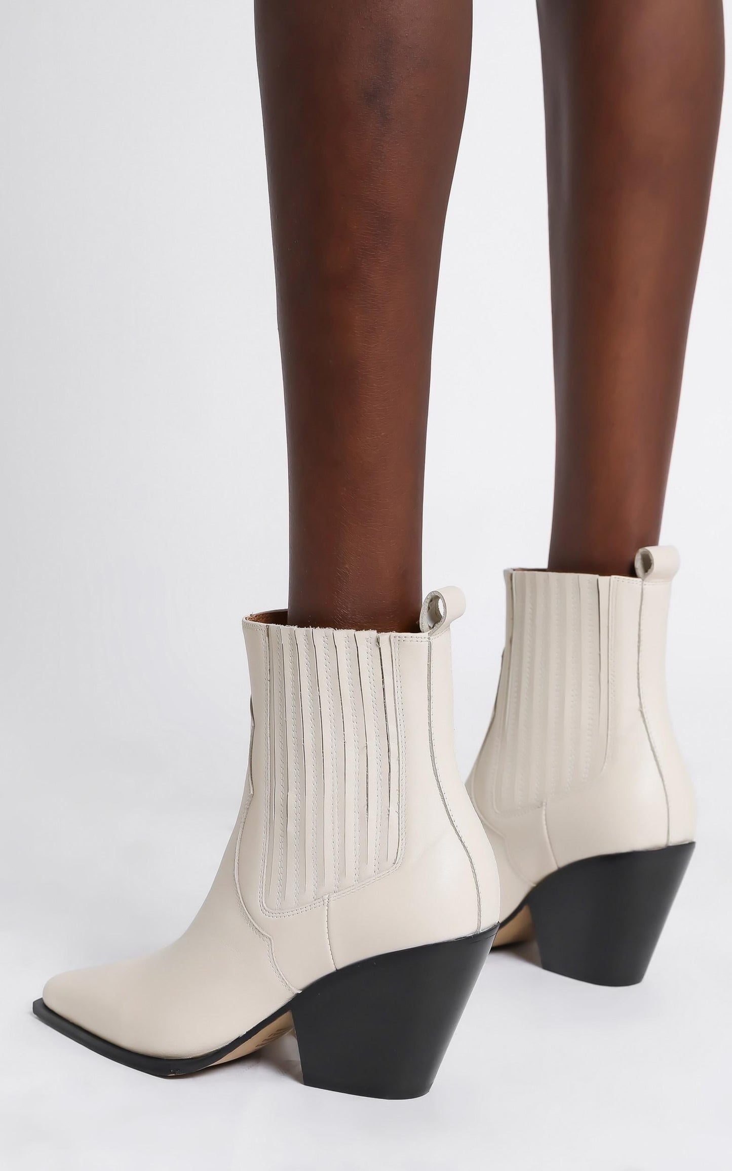 Alias Mae - Belle Boots in Bone Leather