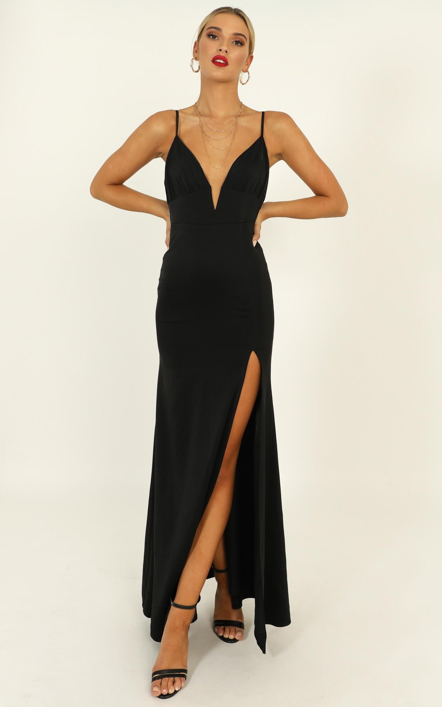 Belle Of The Ball Maxi Dress In Black