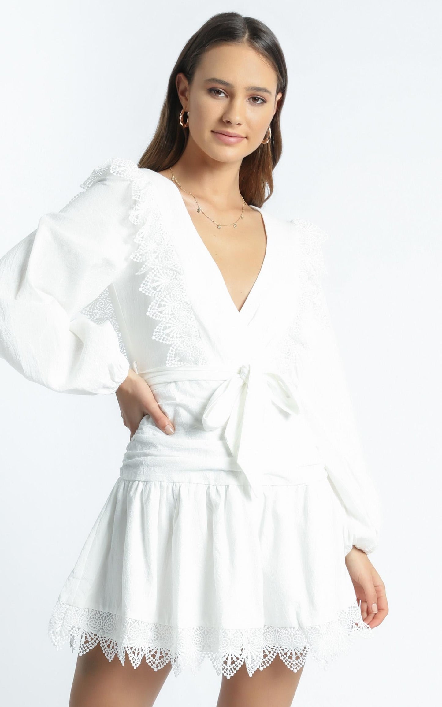 Bellevue Dress in White