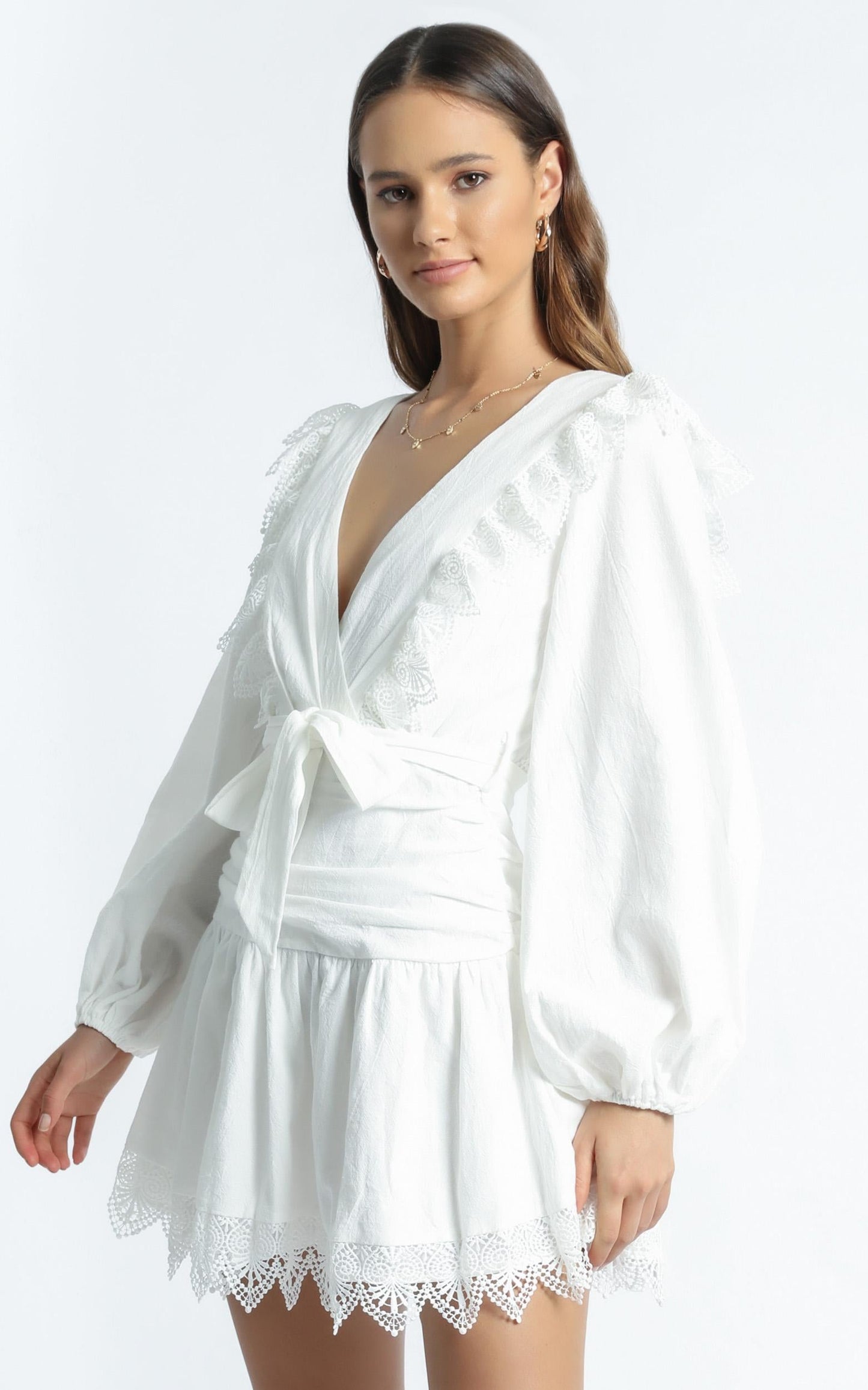 Bellevue Dress in White