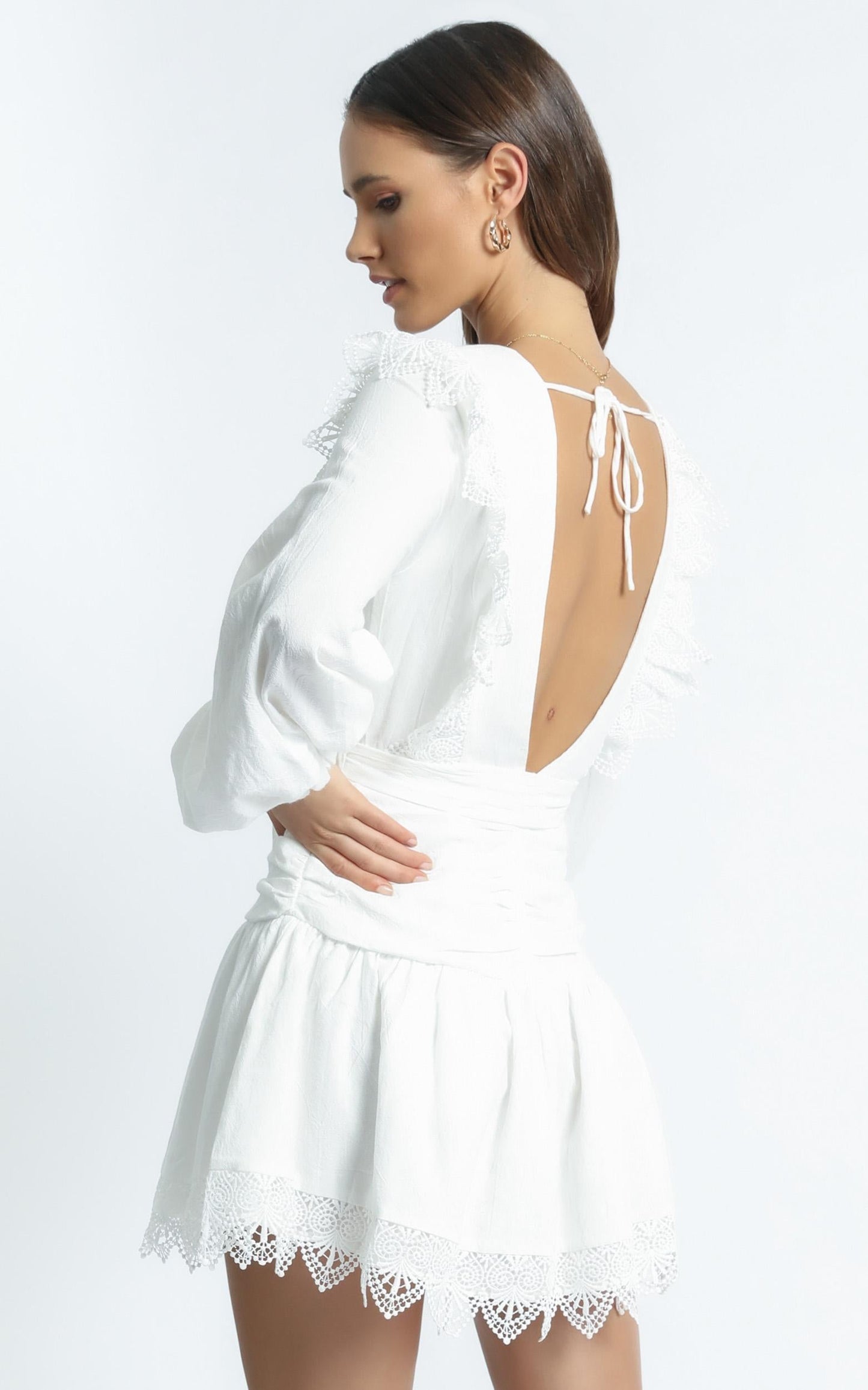 Bellevue Dress in White