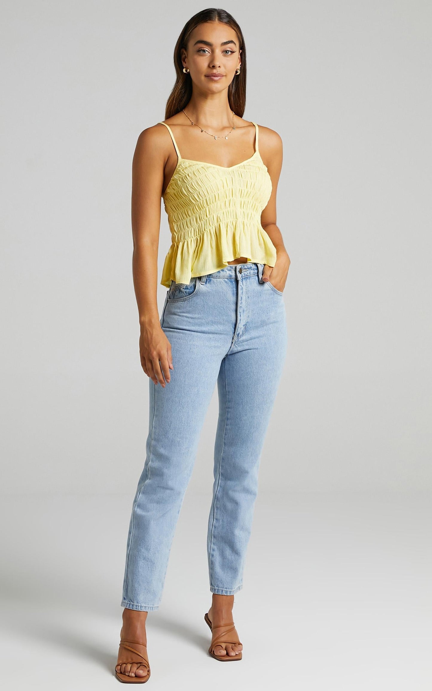 Bellona Top in Lemon