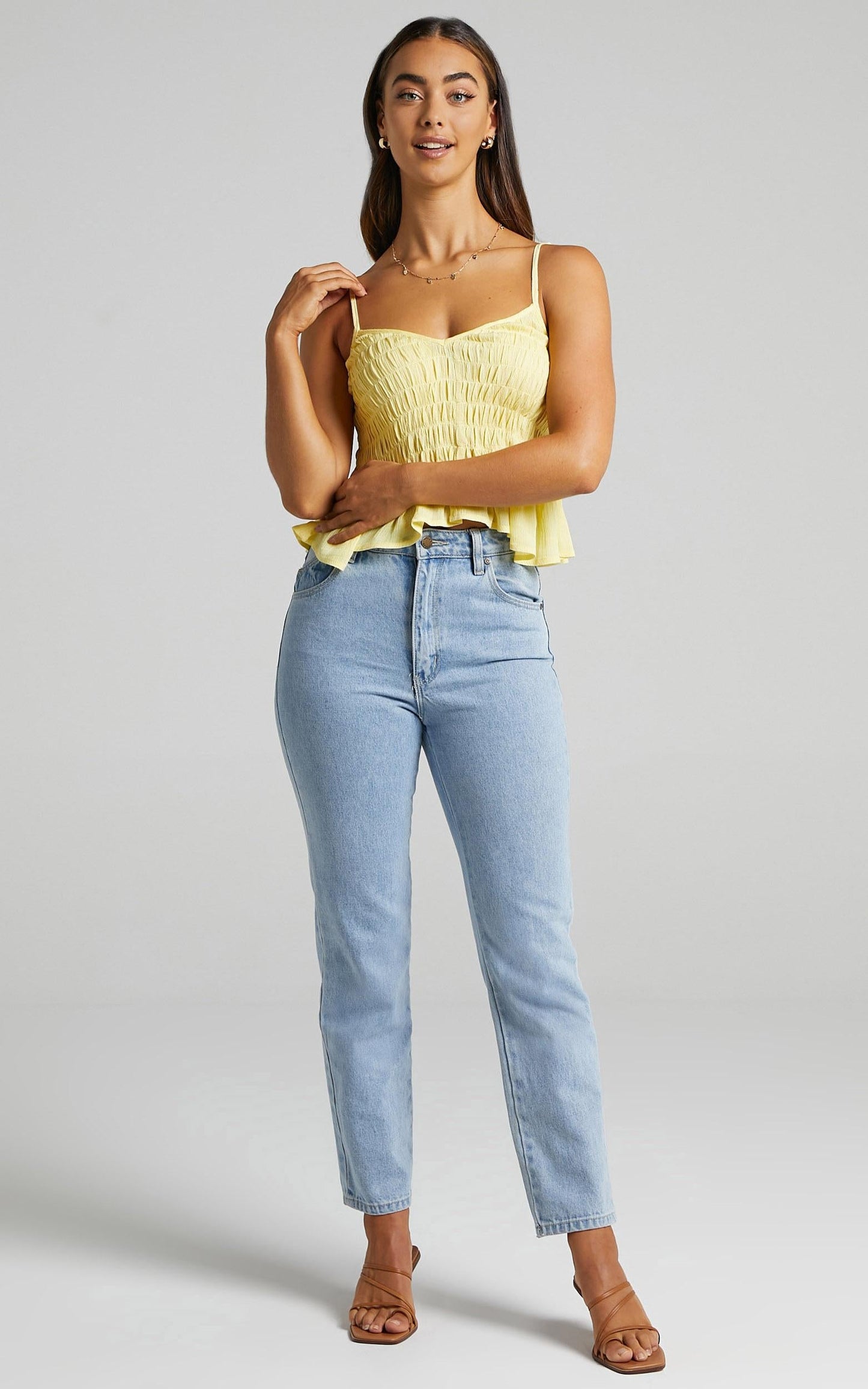 Bellona Top in Lemon