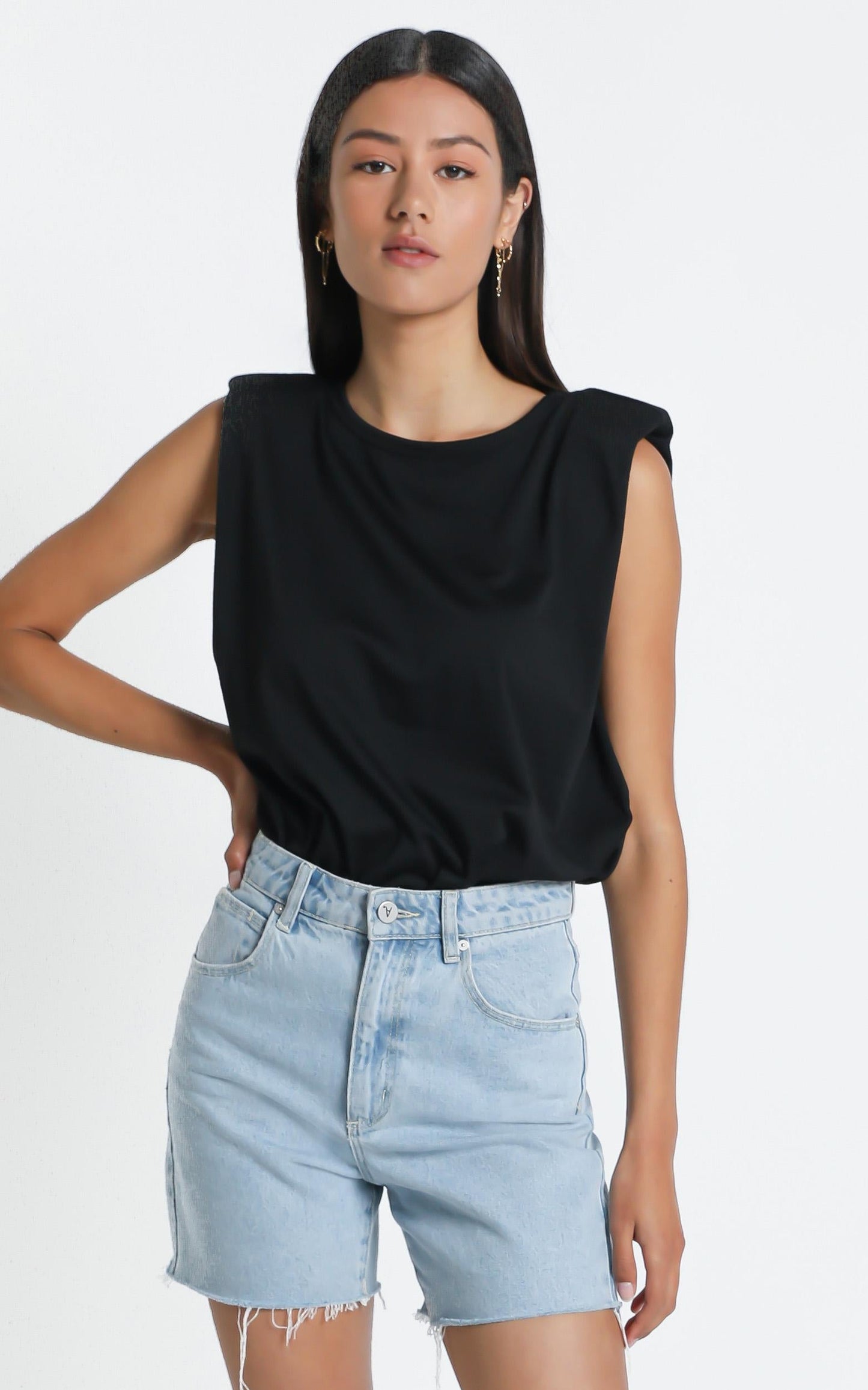 Benson Tank in Black