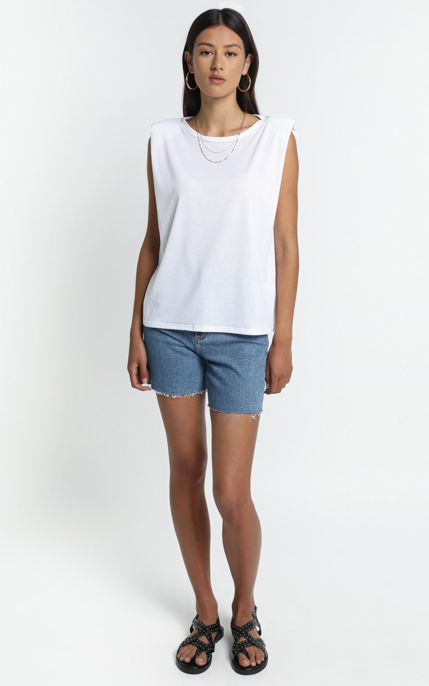 Benson Tank in White