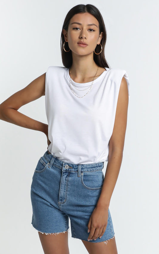 Benson Tank in White