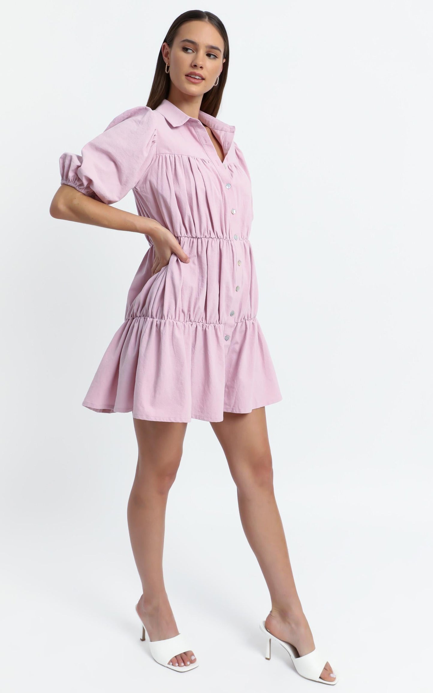 Bijou Dress in Pink