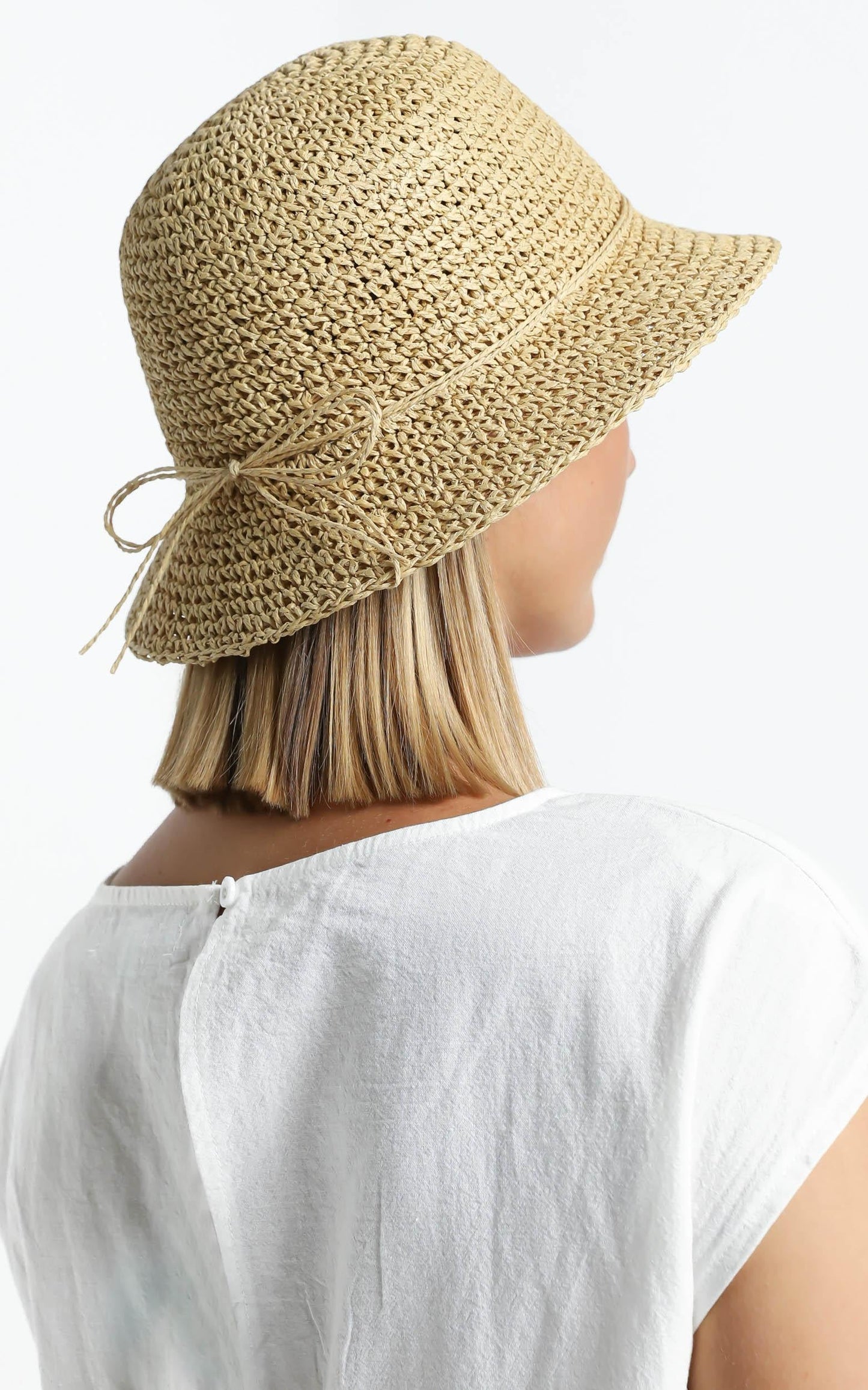 Bijou Staw Hat in Beige