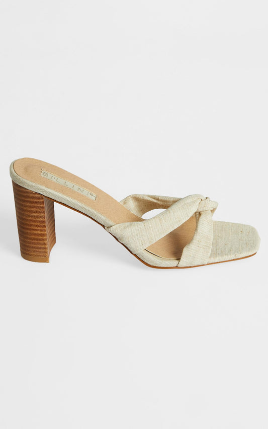 Billini - Camarilo Heels in Natural Linen