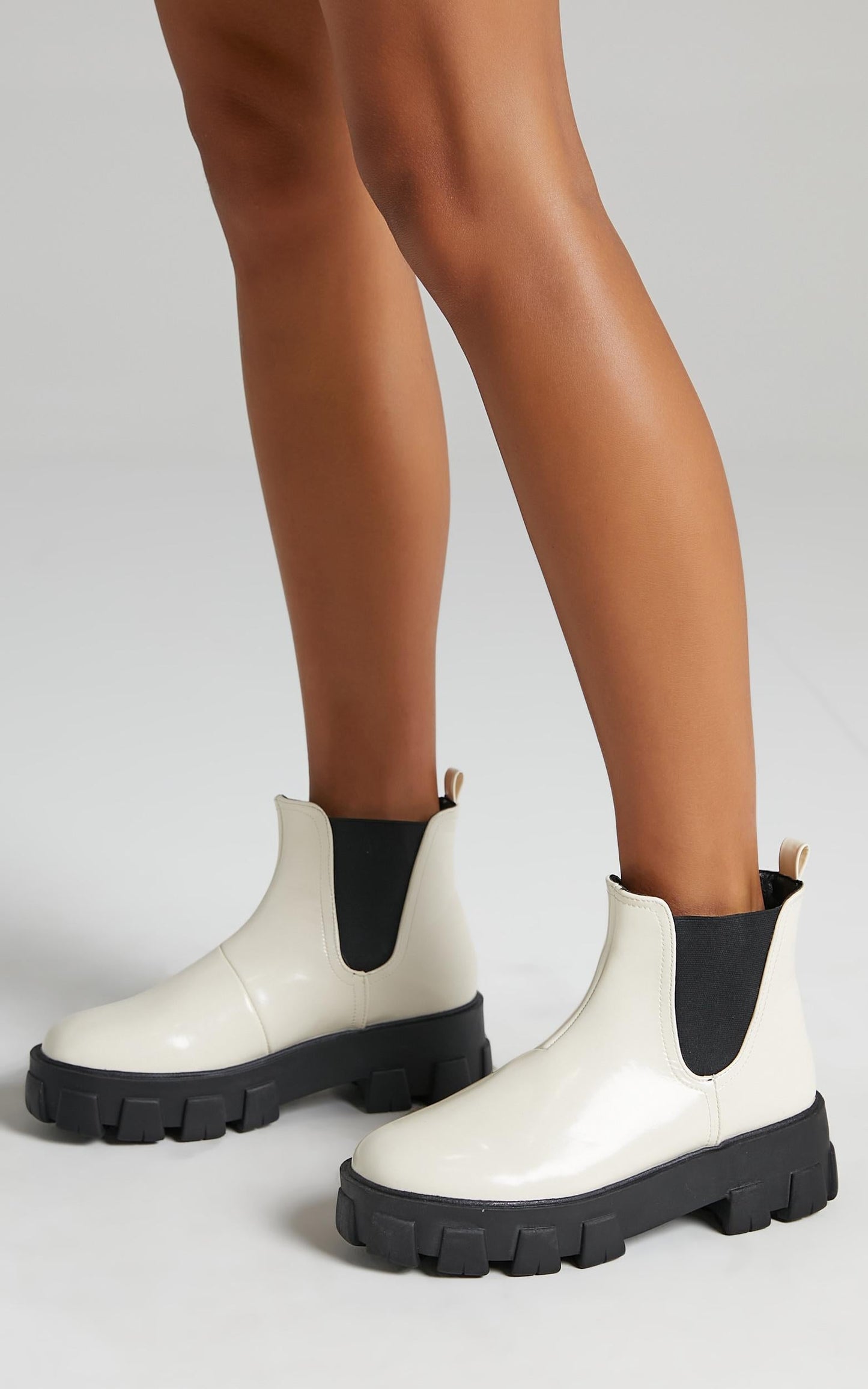 Billini - Xanthos Boots in Bone Patent